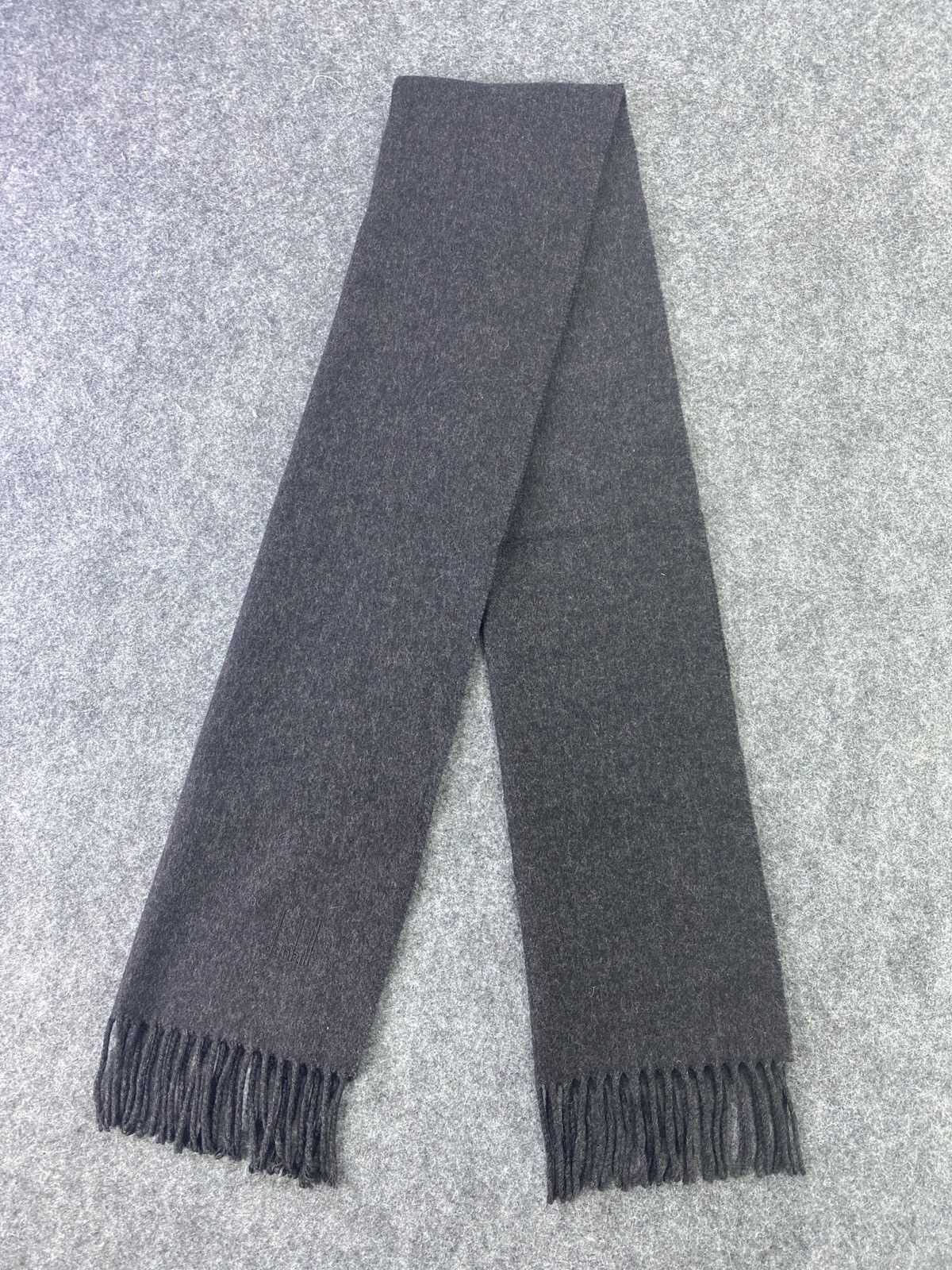 Alfred Dunhill DUNHILL 💯% PURE CASHMERE Scarf/Muffler/Neckwear -T303 Size ONE SIZE - 2 Thumbnail