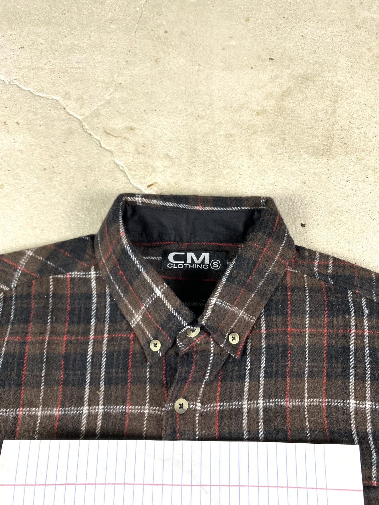 Flannel Brown Vintage Flannel Shirt Checkered Travis Scott Style Size US S / EU 44-46 / 1 - 9 Thumbnail