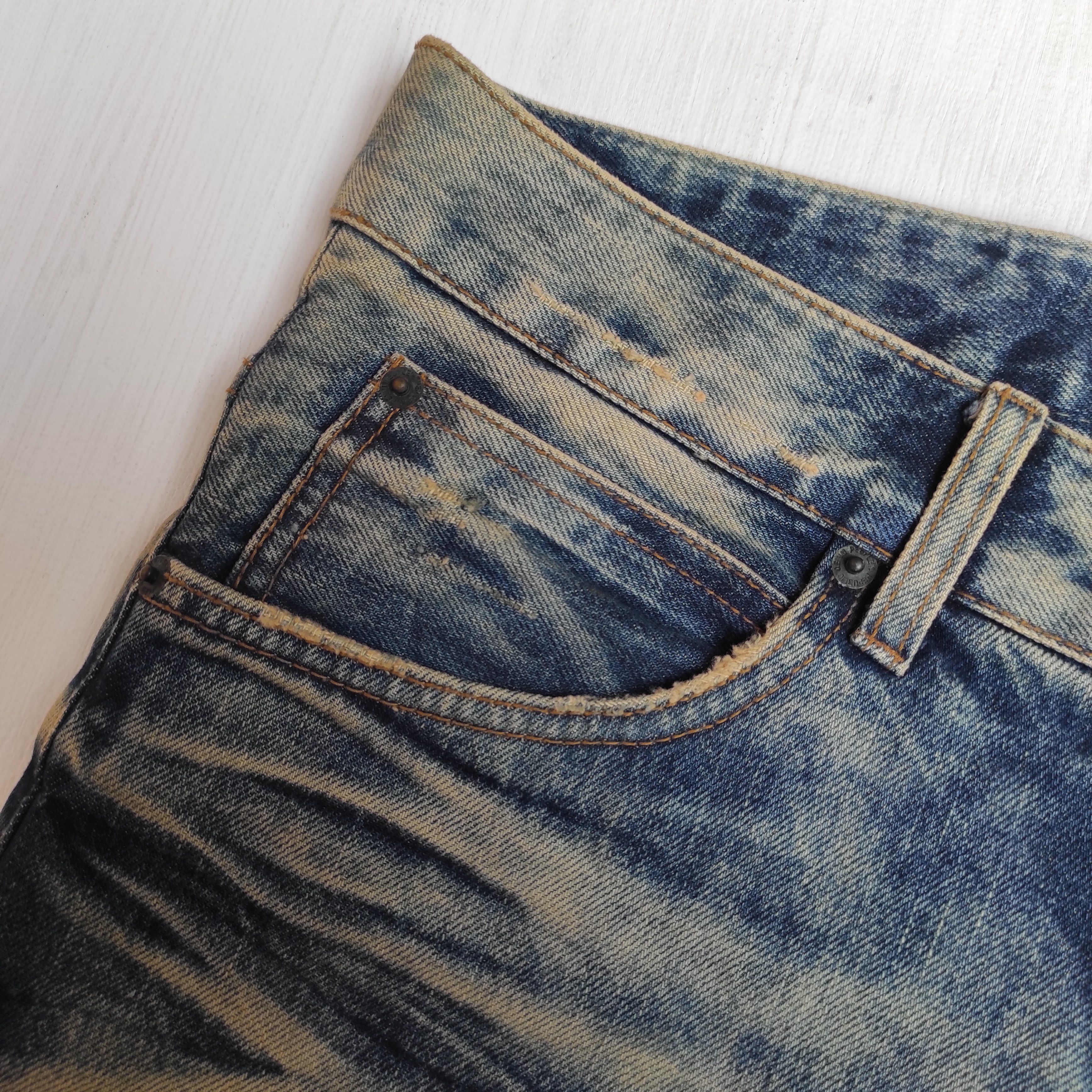 Hysteric Glamour DPSR Distressed Denim Jeans Size US 28 / EU 44 - 5 Thumbnail