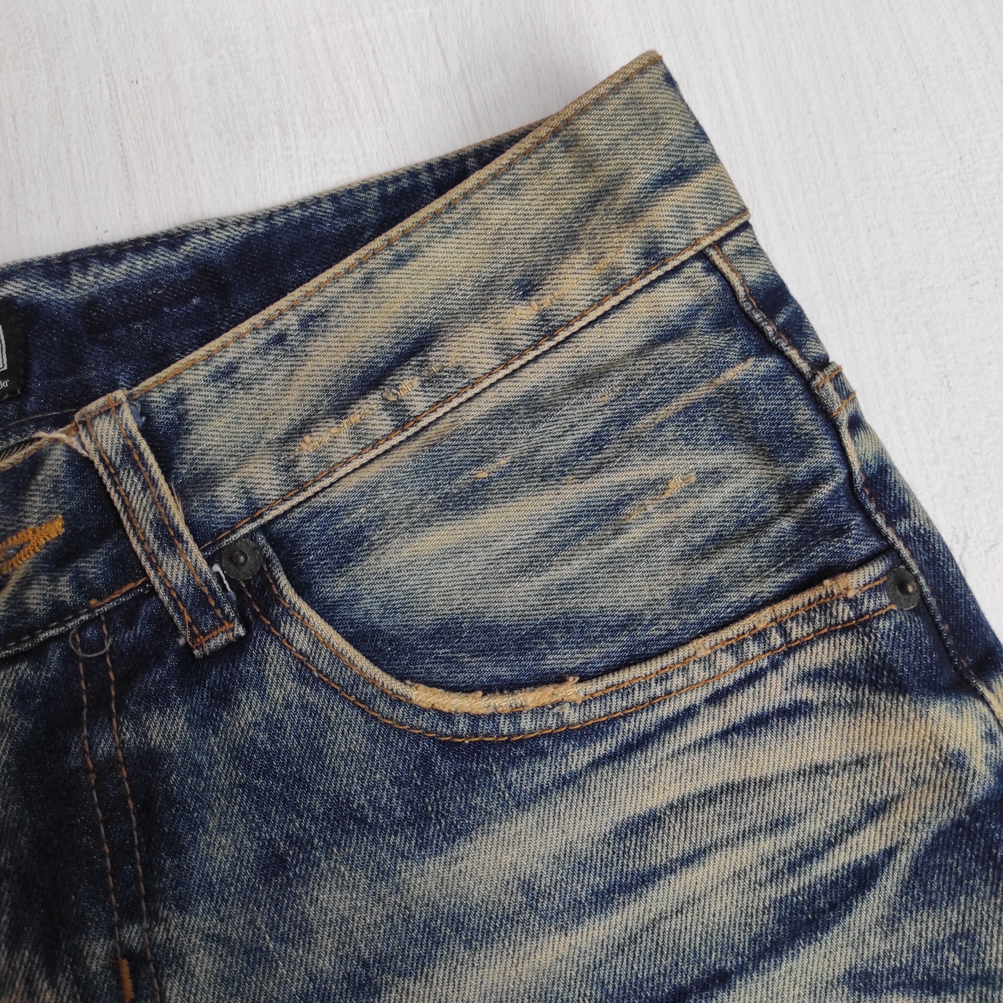 Hysteric Glamour DPSR Distressed Denim Jeans Size US 28 / EU 44 - 6 Thumbnail