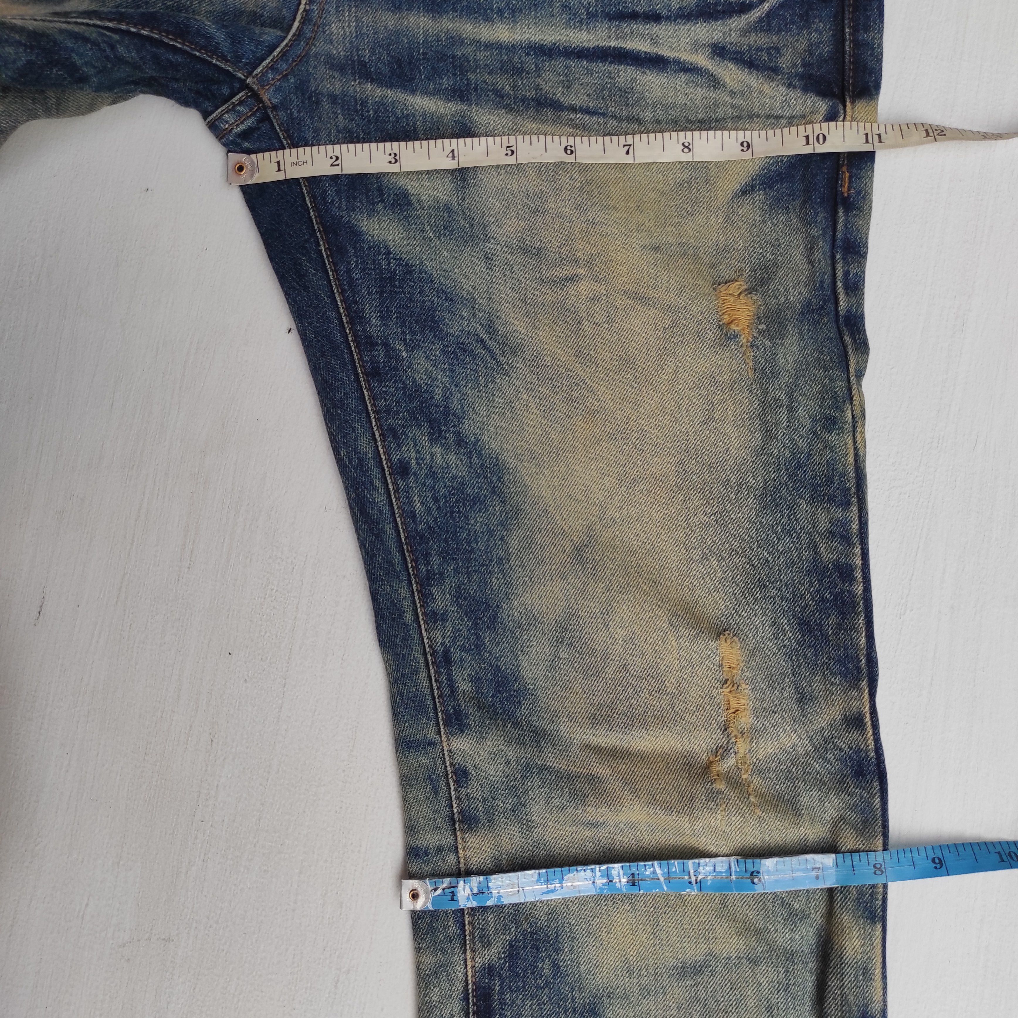 Hysteric Glamour DPSR Distressed Denim Jeans Size US 28 / EU 44 - 21 Thumbnail