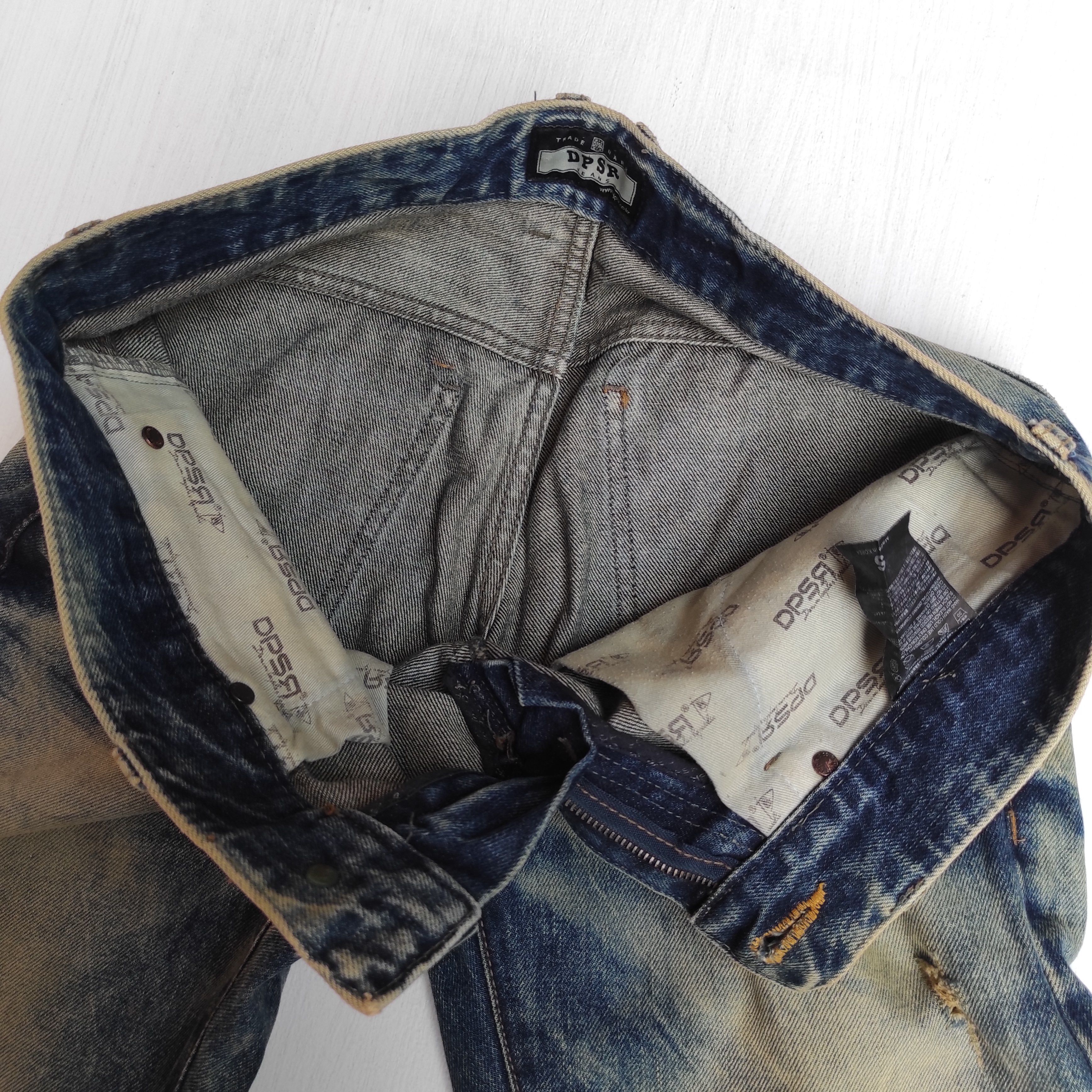 Hysteric Glamour DPSR Distressed Denim Jeans Size US 28 / EU 44 - 13 Thumbnail
