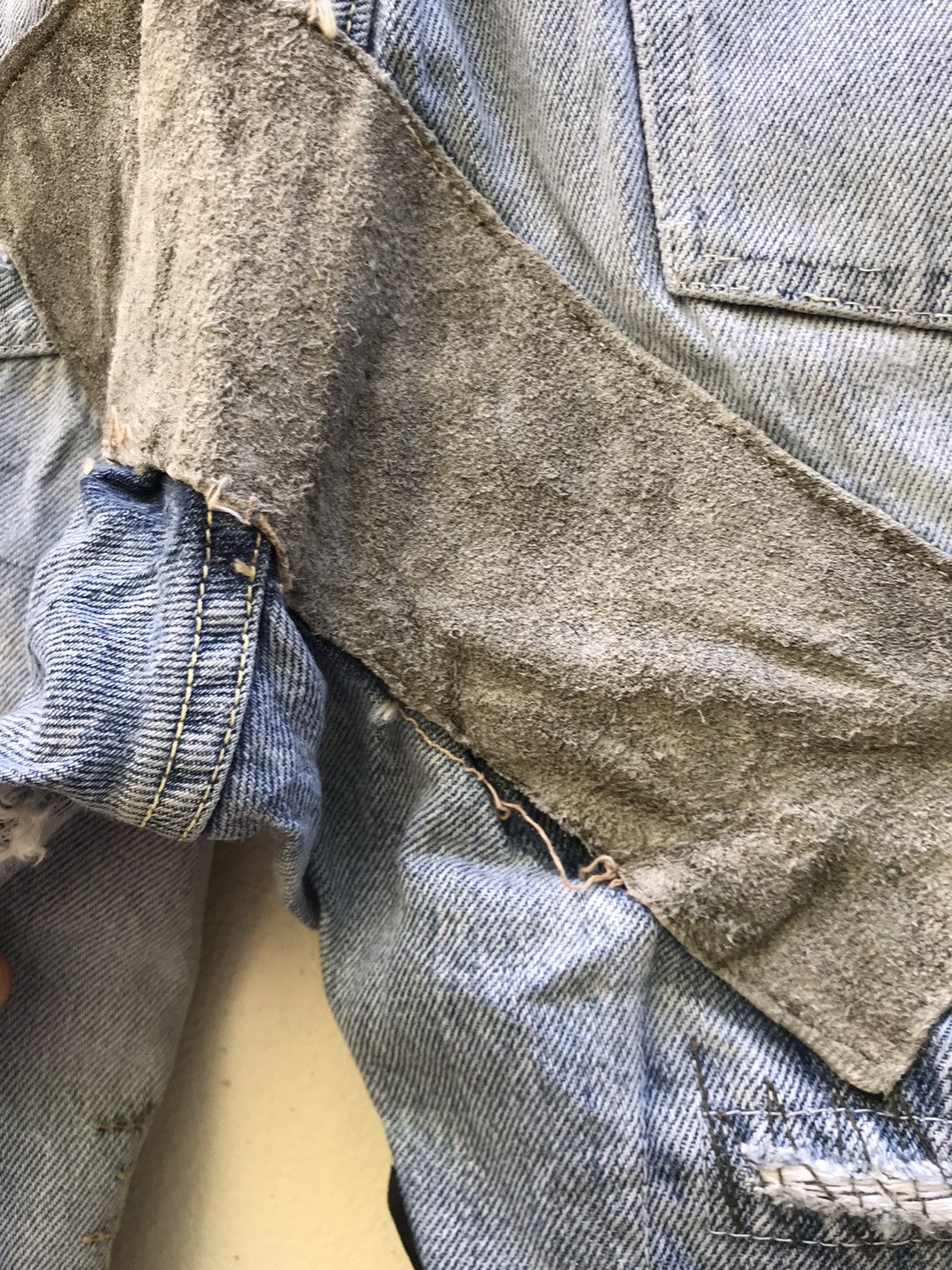 Yoshiyuki Konishi Ficce Yoshiyuki Konishi Distressed Patchwork Selvedge Denim Size US 28 / EU 44 - 17 Thumbnail