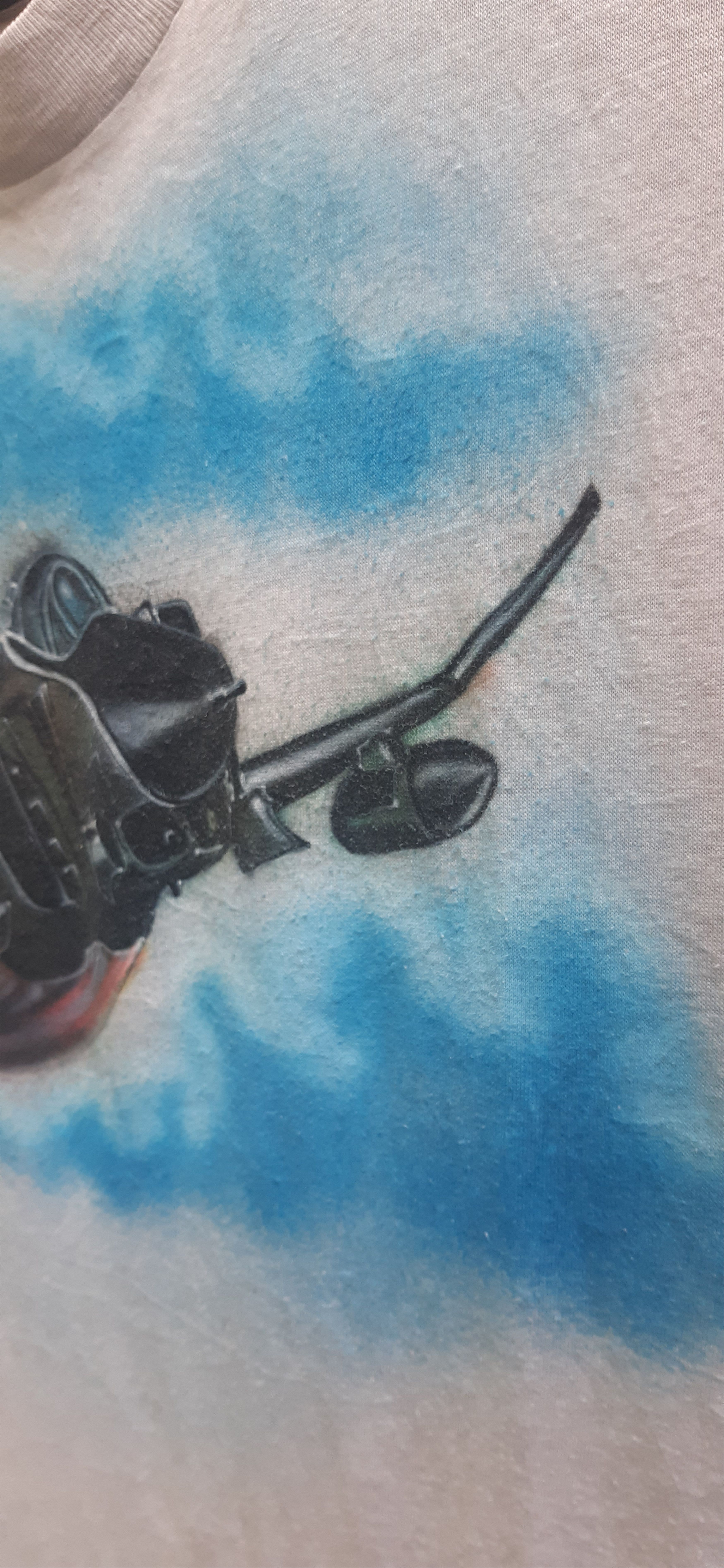 Army Of Me Vintage 80s Jets Fighter airbrush print t shirt Size US S / EU 44-46 / 1 - 10 Thumbnail
