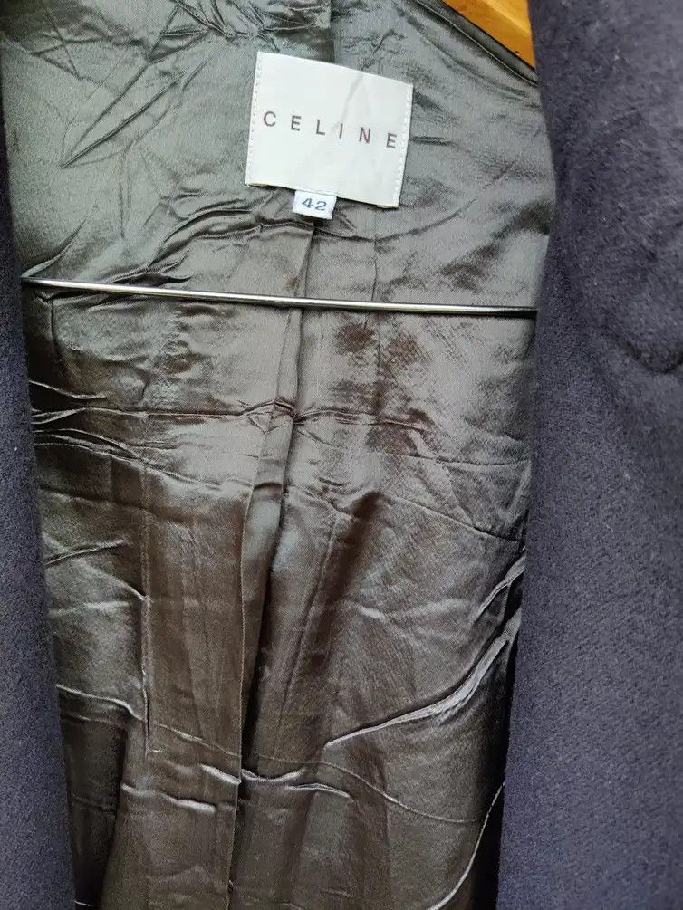 Celine × Designer ❤FINAL DROP❤CELINE WOOL COAT Size M / US 6-8 / IT 42-44 - 25 Thumbnail