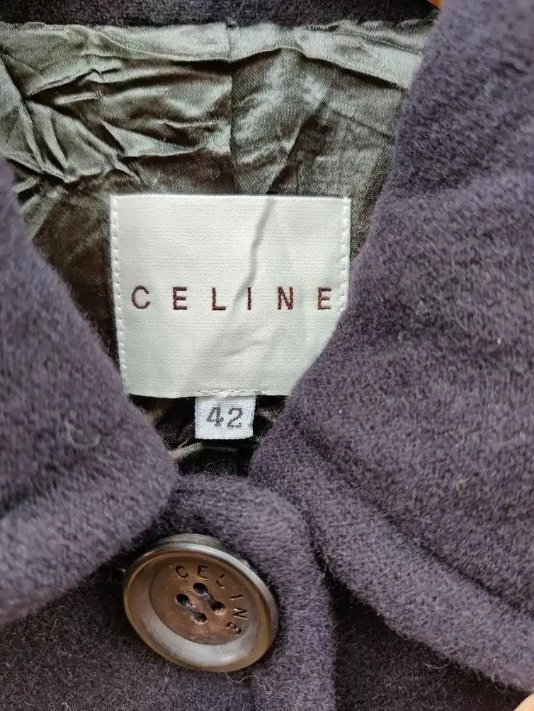 Celine × Designer ❤FINAL DROP❤CELINE WOOL COAT Size M / US 6-8 / IT 42-44 - 24 Thumbnail