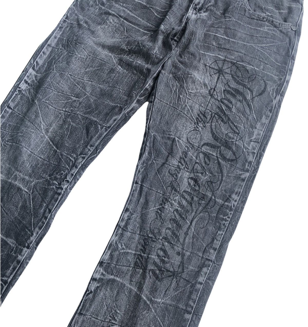 Japanese Brand Distrested denime japanese brand streetwear Size US 32 / EU 48 - 4 Thumbnail