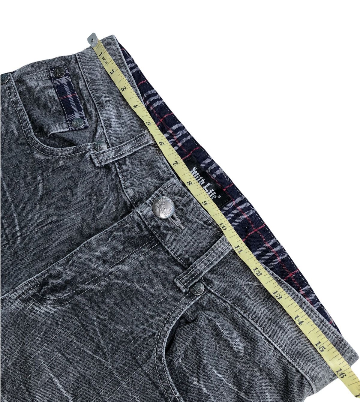 Japanese Brand Distrested denime japanese brand streetwear Size US 32 / EU 48 - 3 Thumbnail