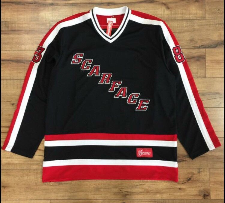 Scarface Hockey Jersey Fw17 In Red