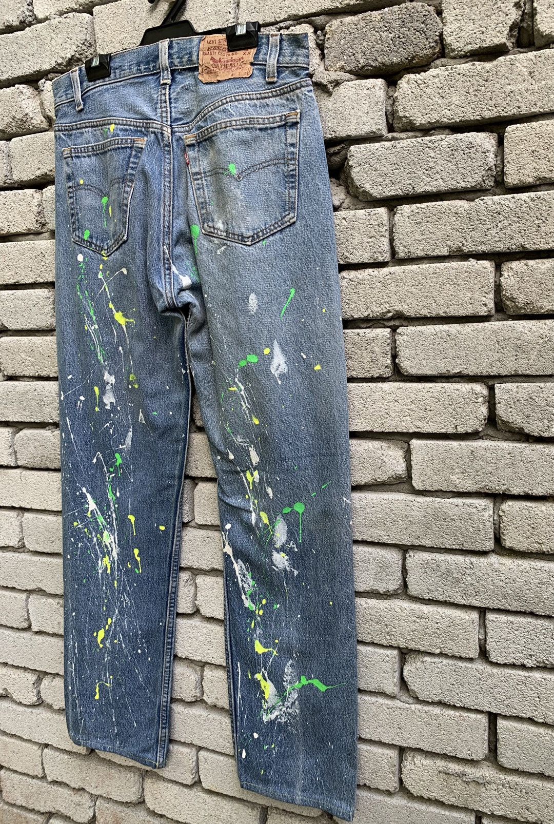 Levi's Vintage 90s Levi’s 501 Paint Splatter Denim Jeans Size US 30 / EU 46 - 8 Thumbnail