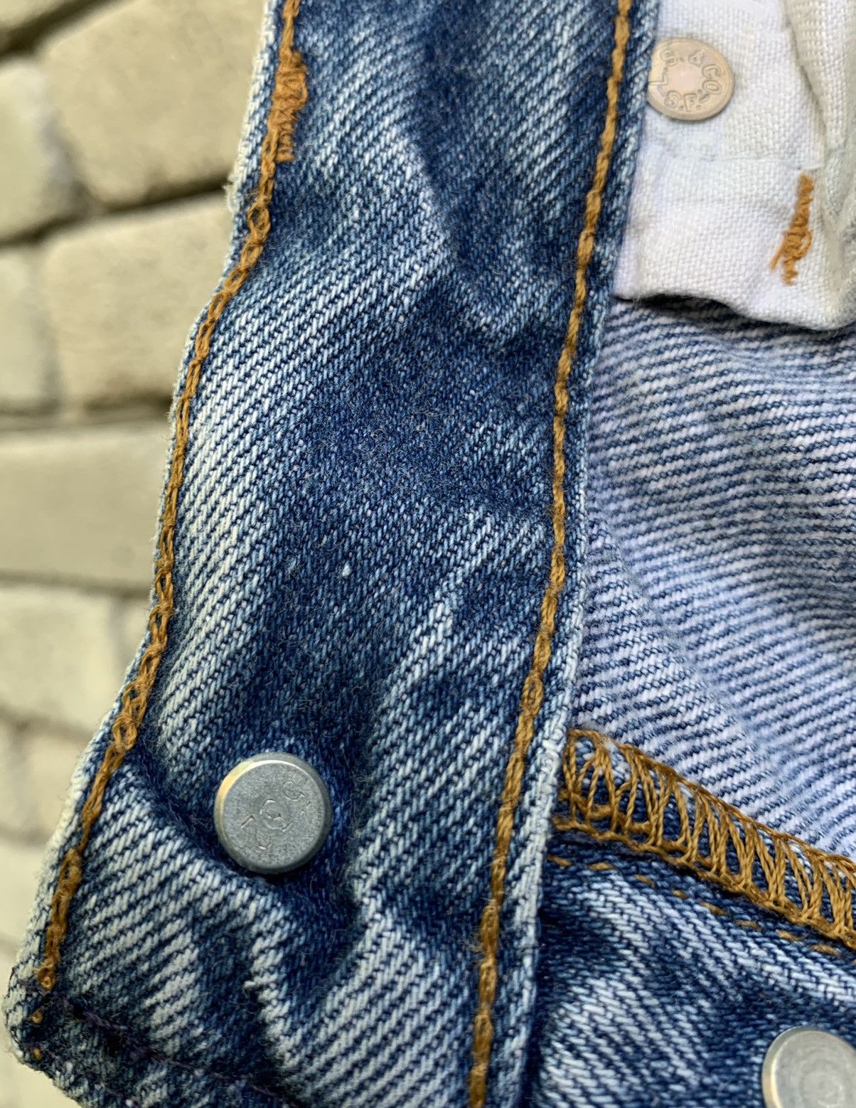 Levi's Vintage 90s Levi’s 501 Paint Splatter Denim Jeans Size US 30 / EU 46 - 20 Thumbnail