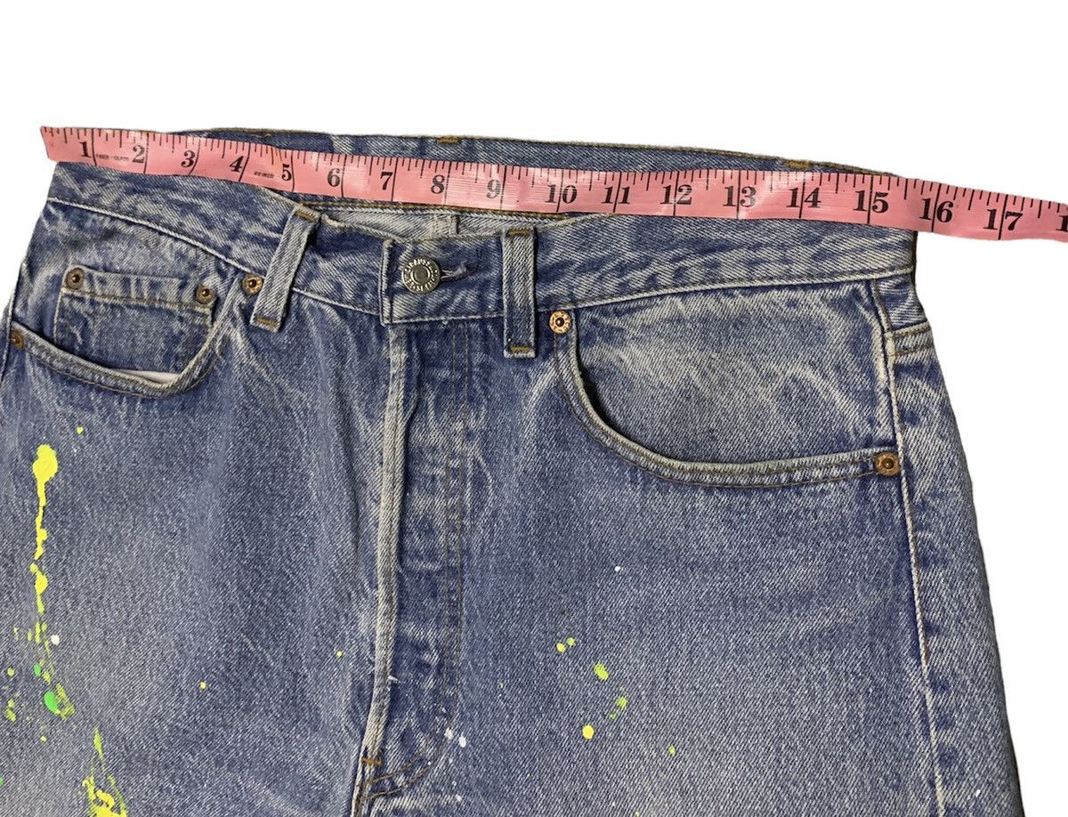 Levi's Vintage 90s Levi’s 501 Paint Splatter Denim Jeans Size US 30 / EU 46 - 23 Thumbnail