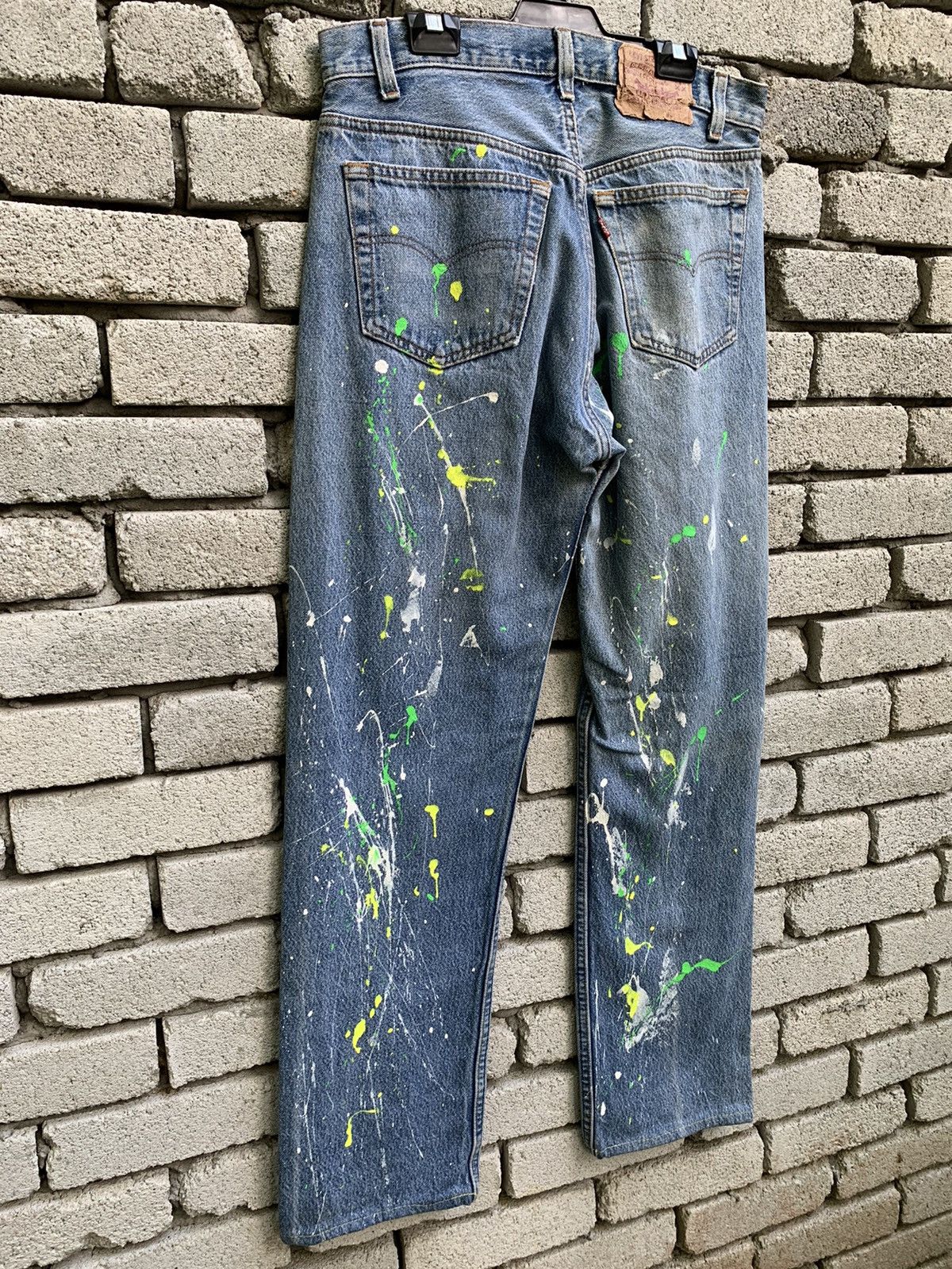 Levi's Vintage 90s Levi’s 501 Paint Splatter Denim Jeans Size US 30 / EU 46 - 7 Thumbnail