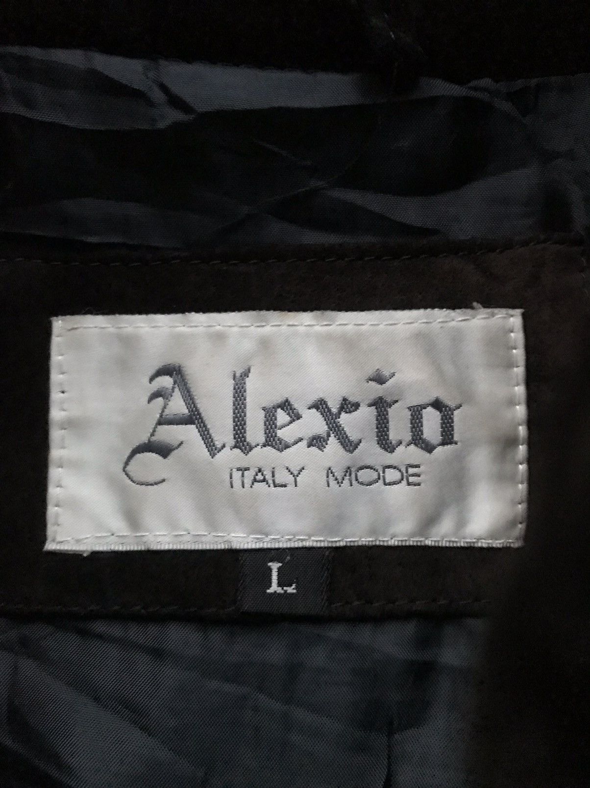 Vintage VINTAGE ALEXIO PIG SUEDE LEATHER JACKET Size US L / EU 52-54 / 3 - 3 Thumbnail