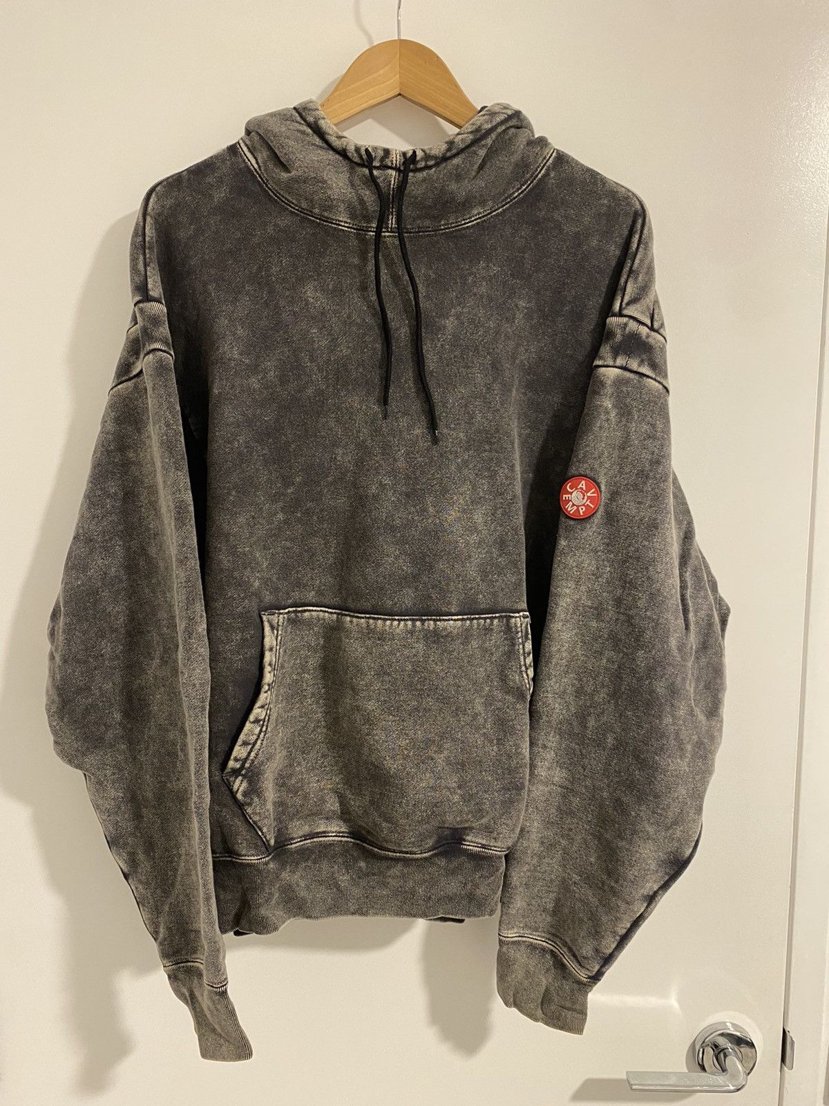 Cav Empt Bleach rib popover hoodie Size US L / EU 52-54 / 3 - 1 Thumbnail