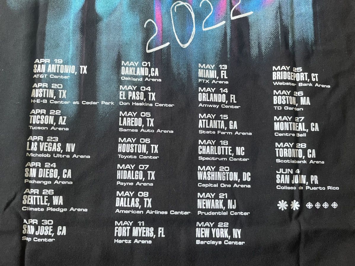 J Balvin Large Jose Admat Tour 2022 1 2 Black Bad Colores ABC Shirt Size US L / EU 52-54 / 3 - 6 Thumbnail