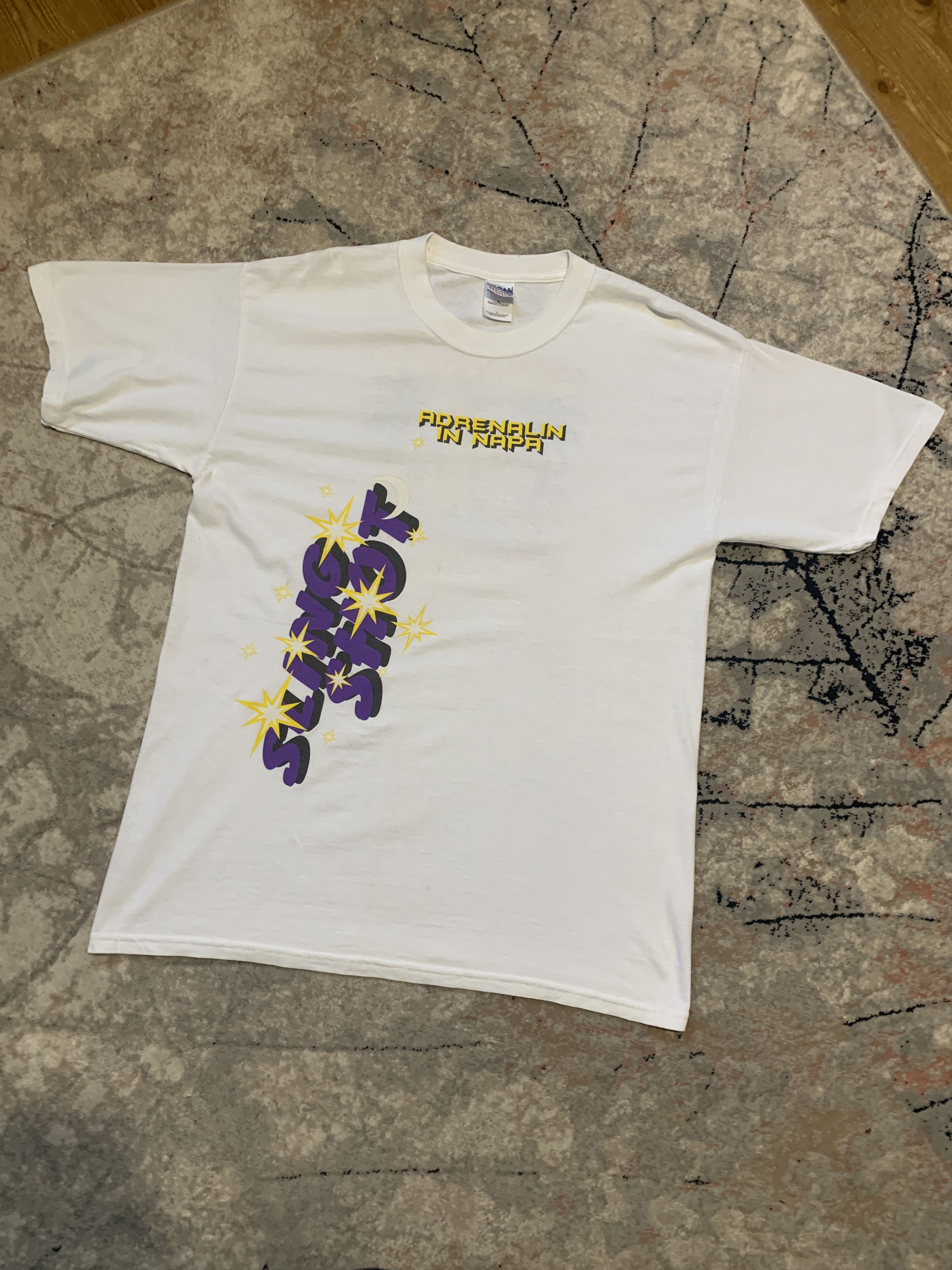 Gildan Sling Shot Adrenalin In Napa Vintage T-Shirt Size US L / EU 52-54 / 3 - 1 Thumbnail