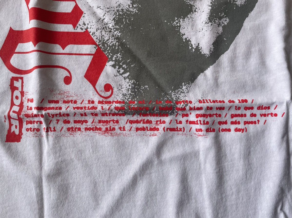 J Balvin Large Tracklist Jose Tour 2022 1 2 White Bad Board ABC Shirt Size US L / EU 52-54 / 3 - 11 Thumbnail