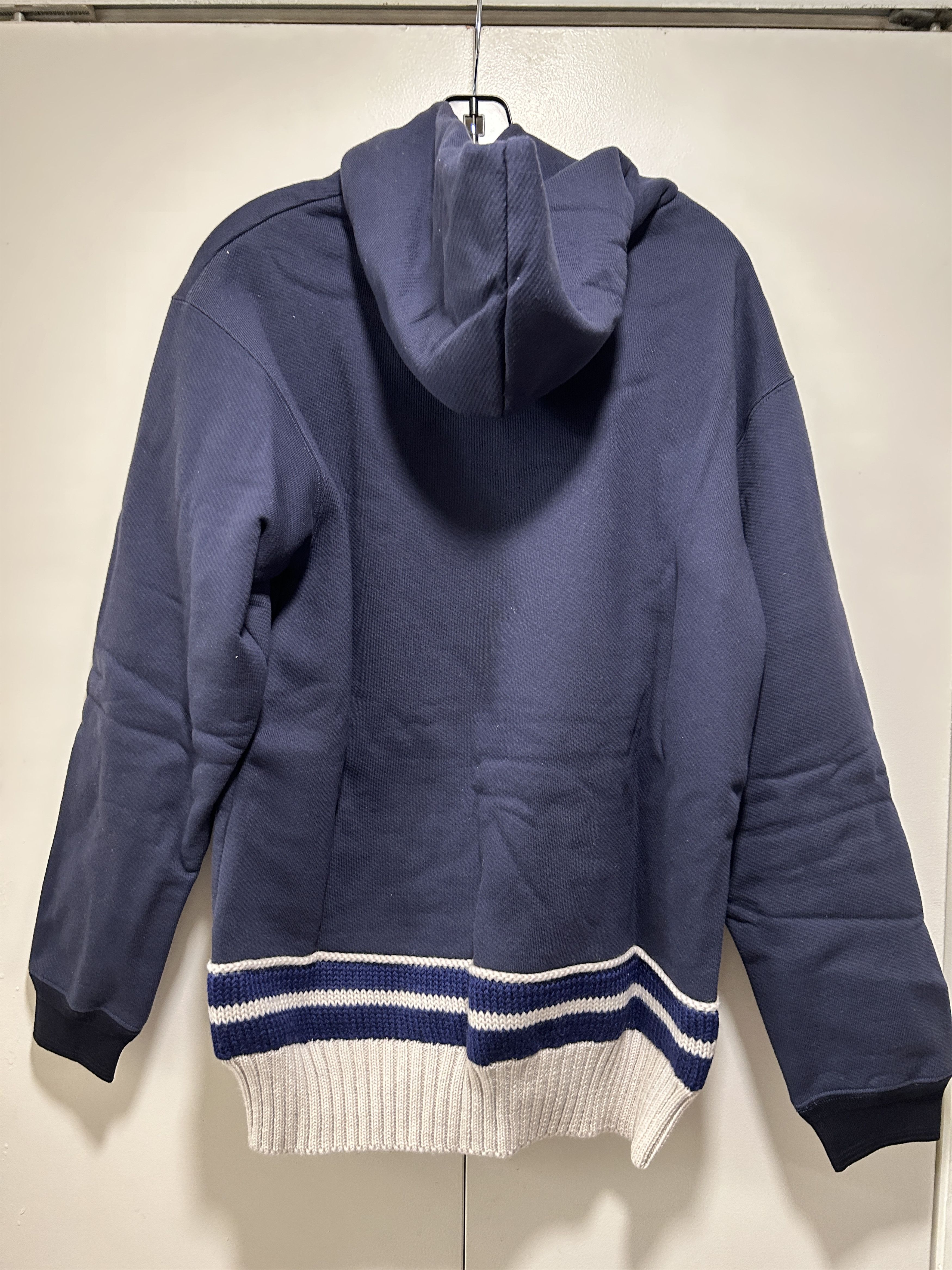 Maison Margiela Maison Margiela navy hoodie thick brushed Size US M / EU 48-50 / 2 - 2 Thumbnail