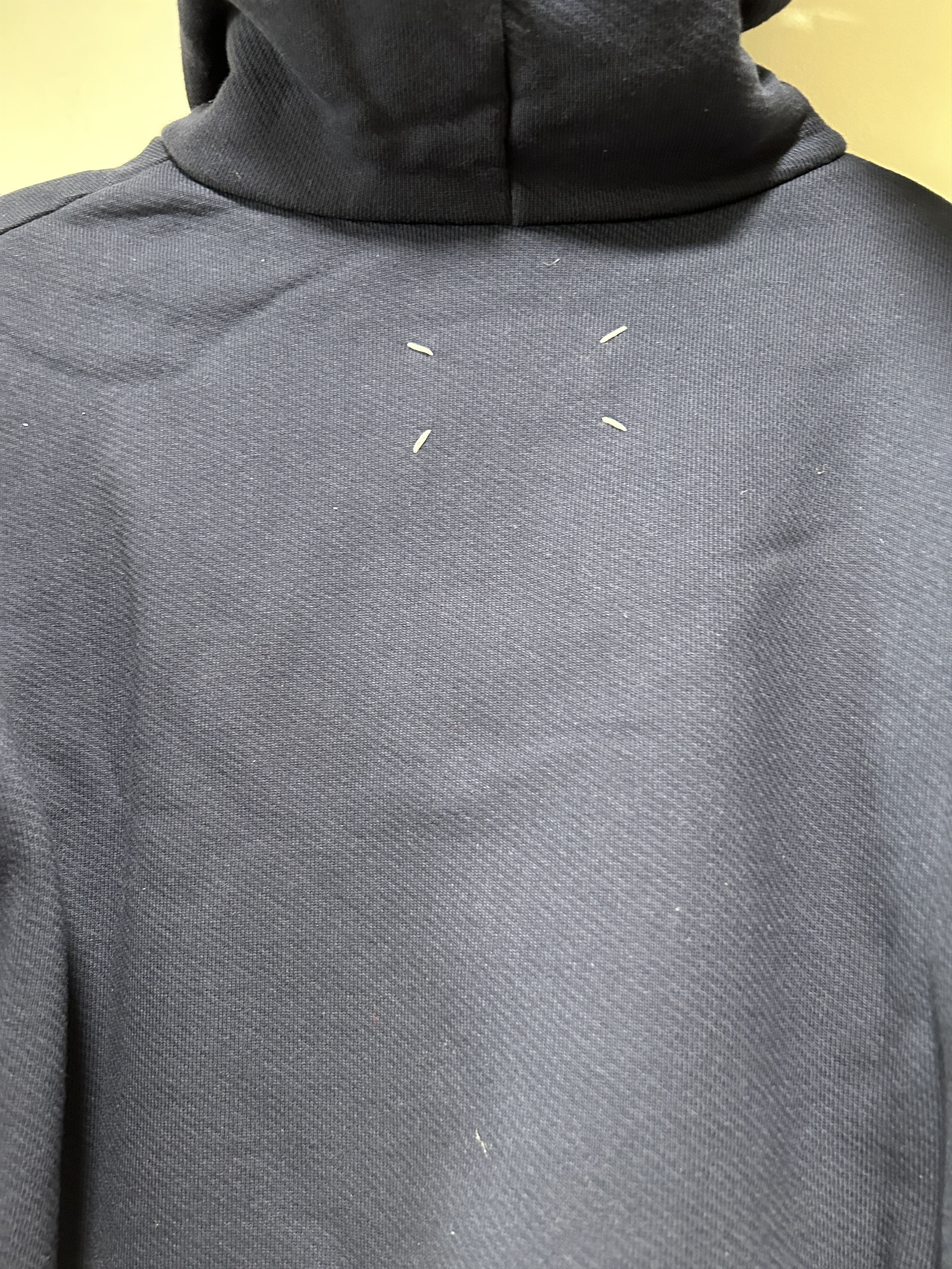 Maison Margiela Maison Margiela navy hoodie thick brushed Size US M / EU 48-50 / 2 - 3 Thumbnail