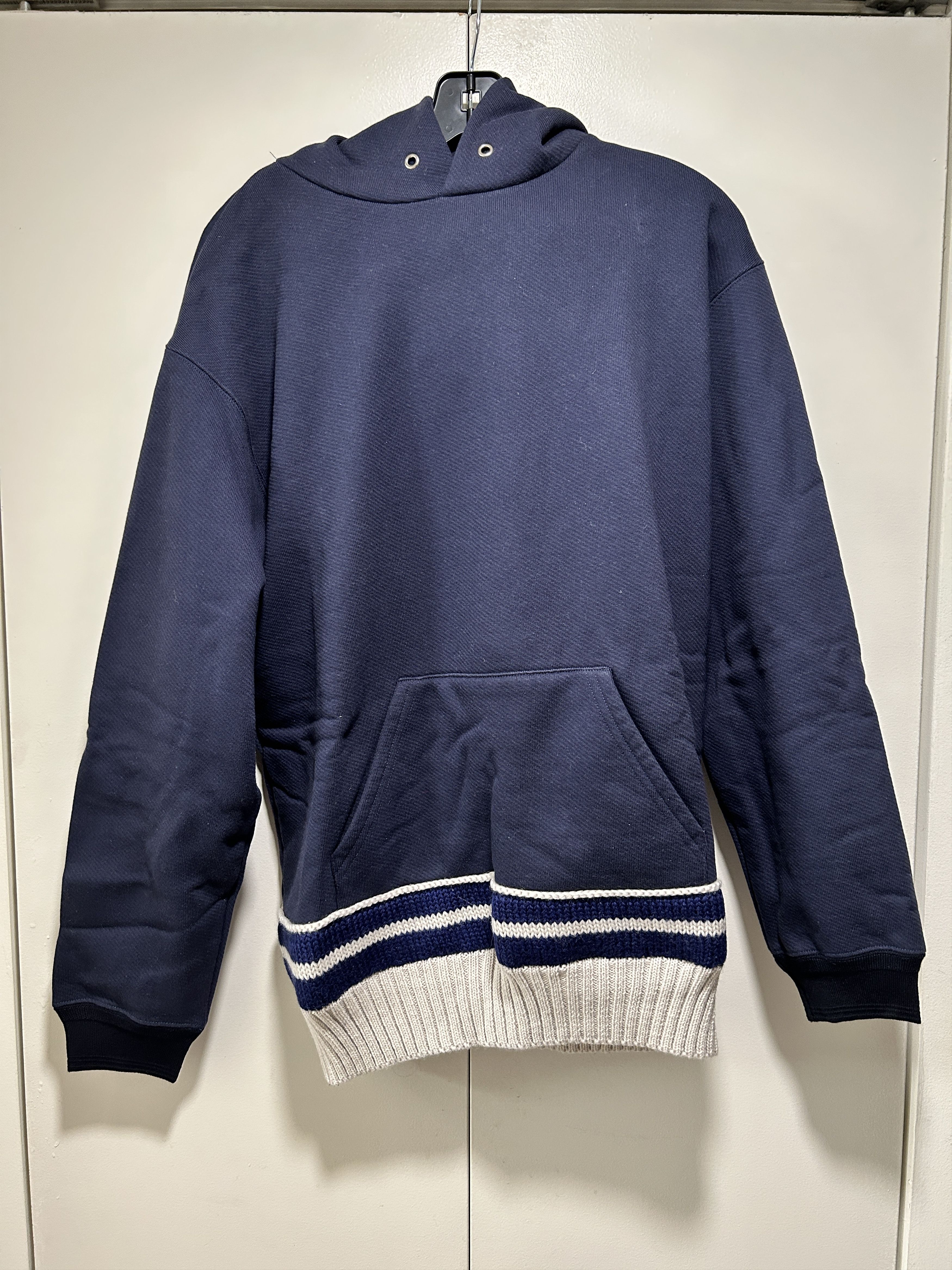 Maison Margiela Maison Margiela navy hoodie thick brushed Size US M / EU 48-50 / 2 - 1 Thumbnail