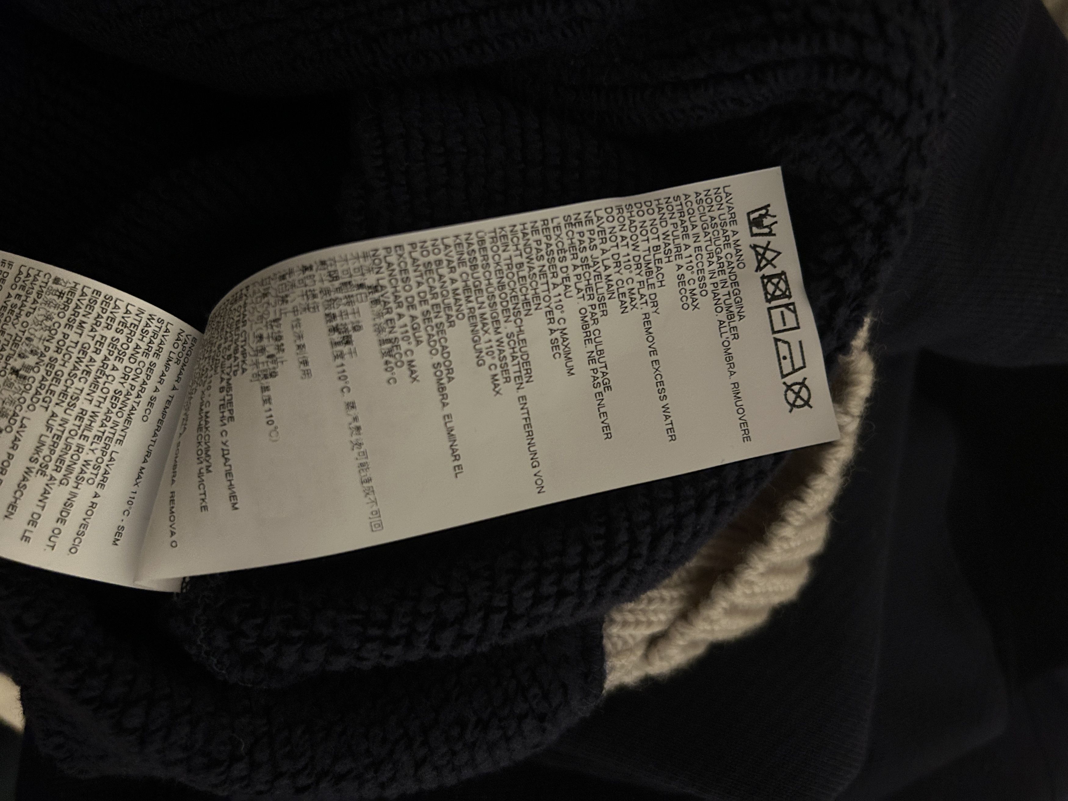 Maison Margiela Maison Margiela navy hoodie thick brushed Size US M / EU 48-50 / 2 - 8 Thumbnail