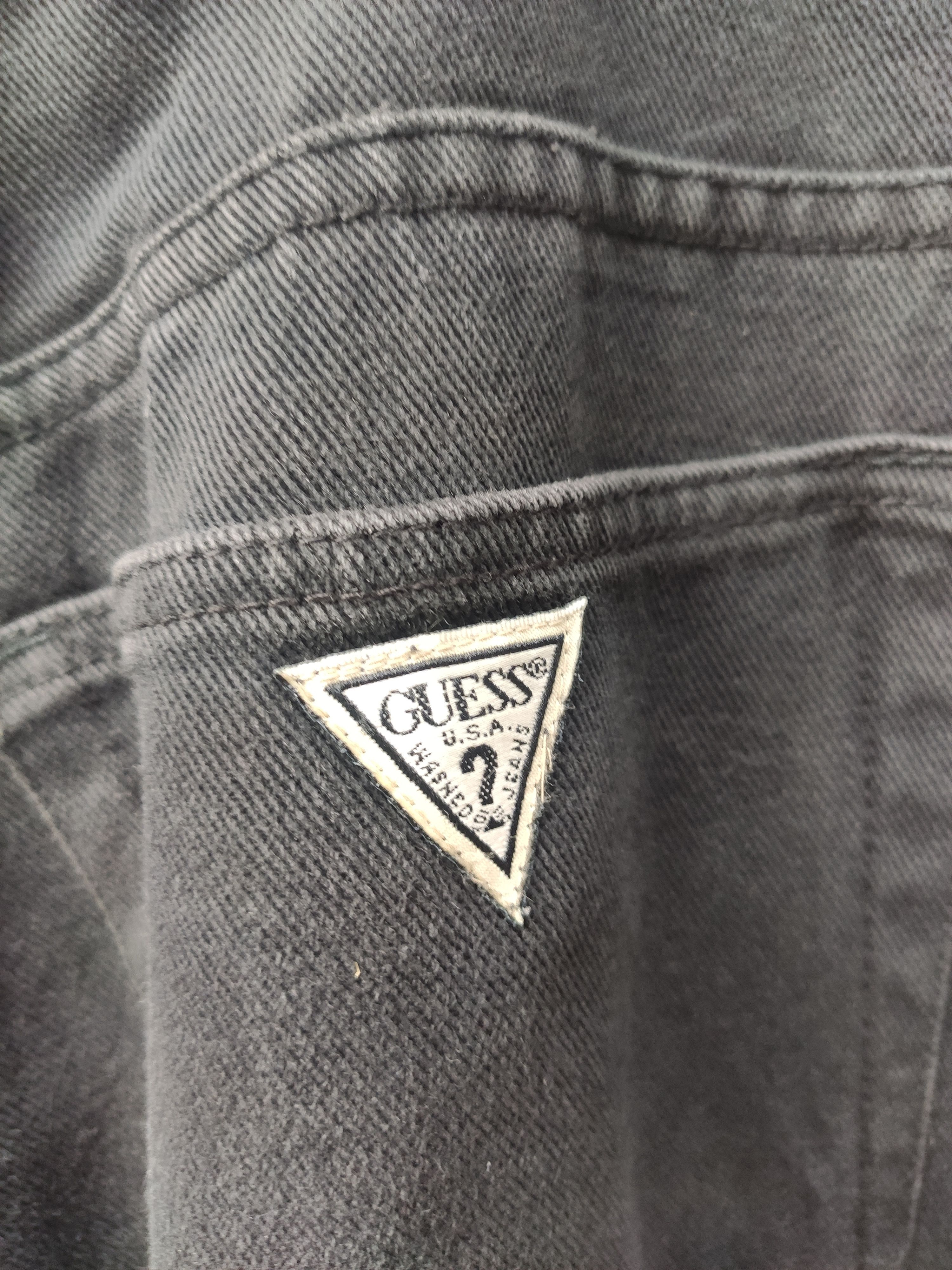 Guess 🔥 Vintage 90s Vintage Guess jeans super black Usa Size US 38 / EU 54 - 7 Thumbnail
