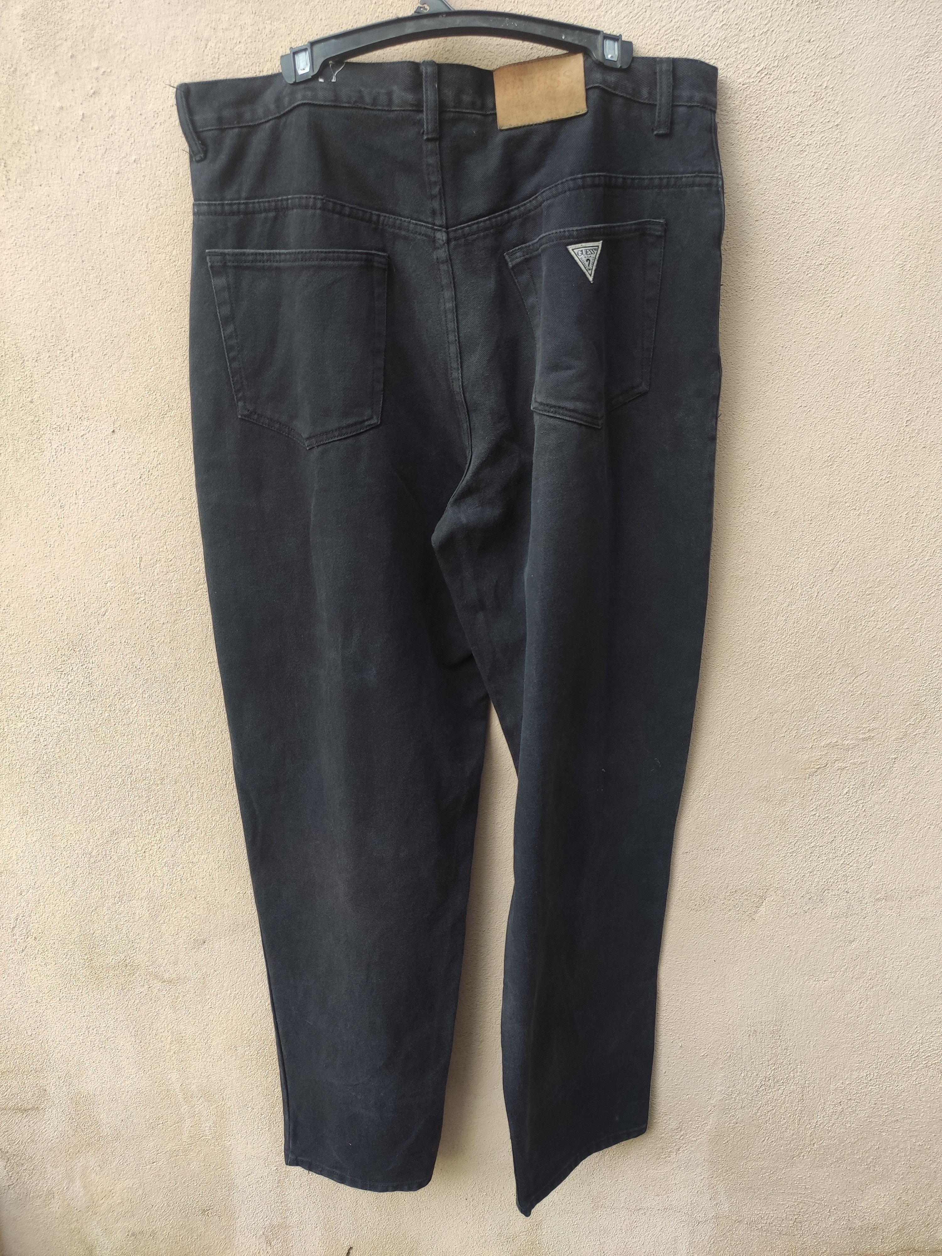 Guess 🔥 Vintage 90s Vintage Guess jeans super black Usa Size US 38 / EU 54 - 3 Thumbnail