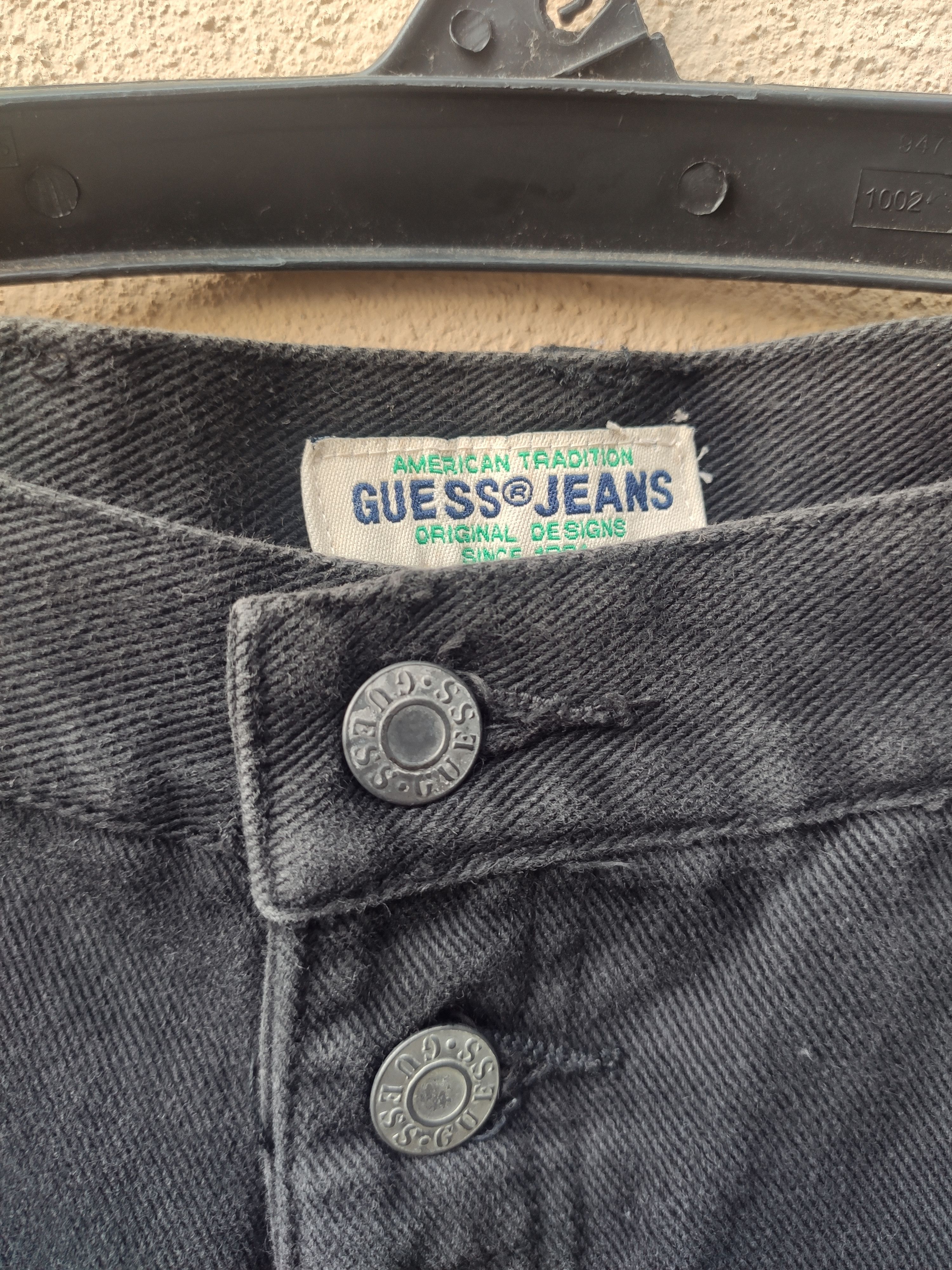 Guess 🔥 Vintage 90s Vintage Guess jeans super black Usa Size US 38 / EU 54 - 9 Thumbnail