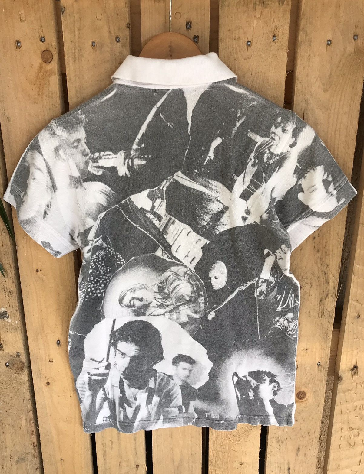 Band Tees × Lyle & Scott × Vintage Vtg Lyle & Scott All Overprint Morissey Damon Albarn Polo Size US S / EU 44-46 / 1 - 2 Thumbnail