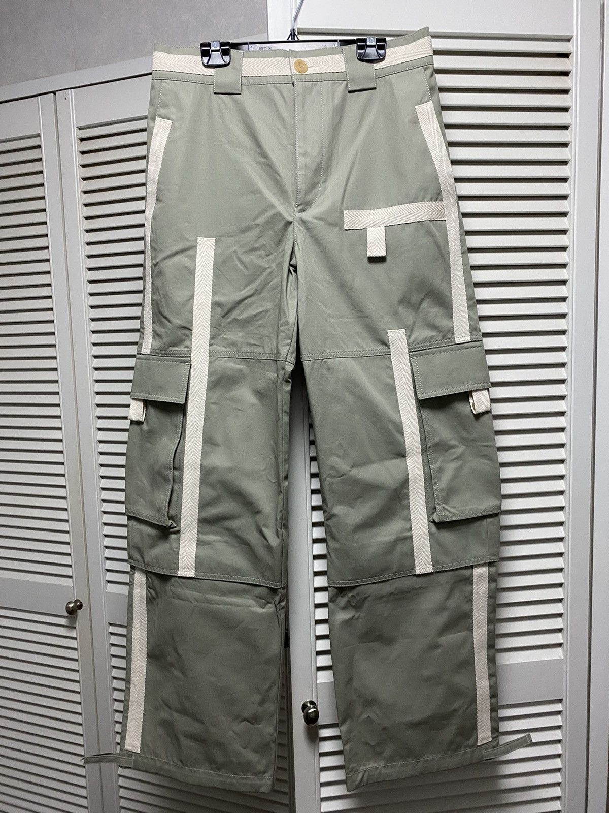 Jacquemus Le Pantalon Grain Green Pants Size US 32 / EU 48 - 1 Thumbnail
