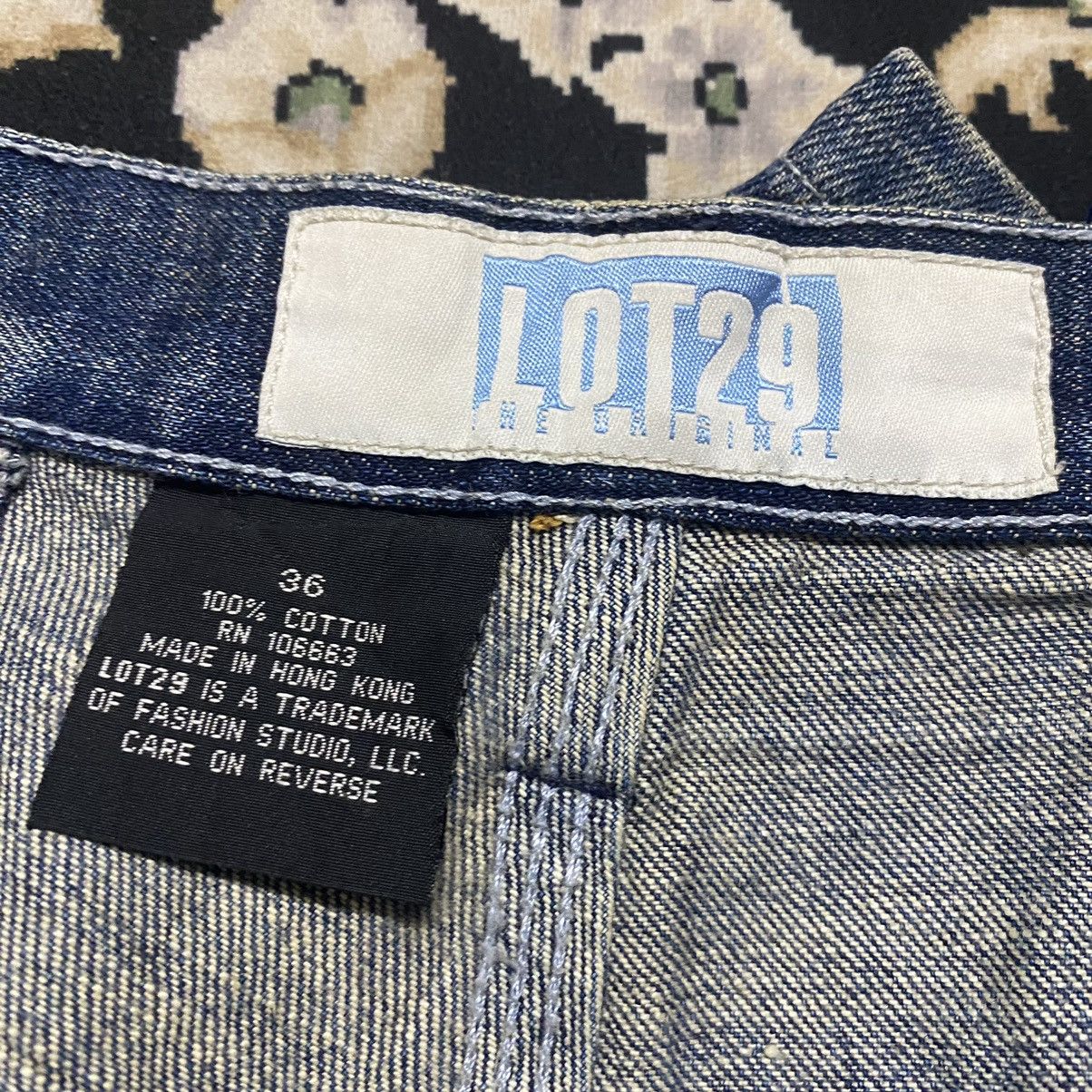 Vintage Vintage LOT29 Denim Baggy Patchwork Jeans Size US 35 - 18 Thumbnail