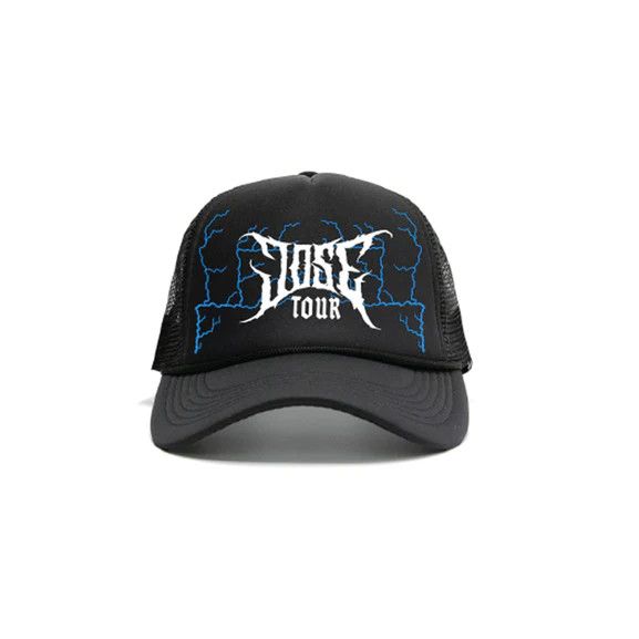 J Balvin × Takashi Murakami Black Thunder Trucker 9Fifty Dad Hat Colores New Tour Size ONE SIZE - 4 Thumbnail