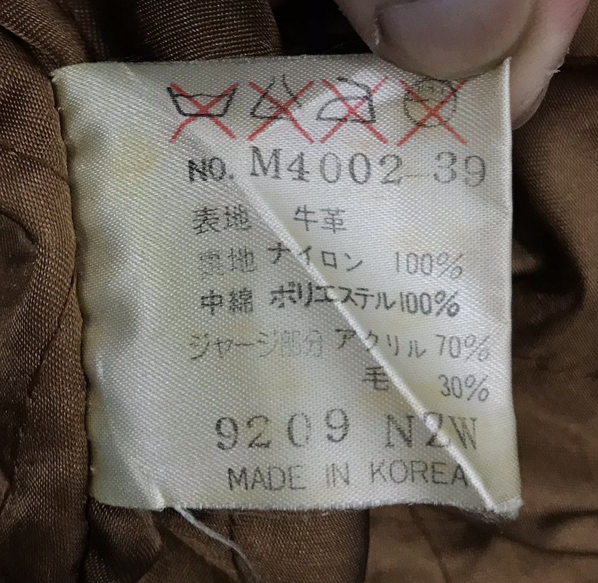 Vintage × Wrangler VINTAGE CASEY JONES WRANGLER LEATHER JACKET Size US L / EU 52-54 / 3 - 12 Thumbnail