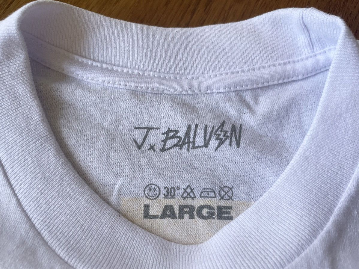 J Balvin × Takashi Murakami × Vintage Large Long Sleeve Racing Jose Tour 2022 White Bad ABC Shirt Size US L / EU 52-54 / 3 - 6 Thumbnail