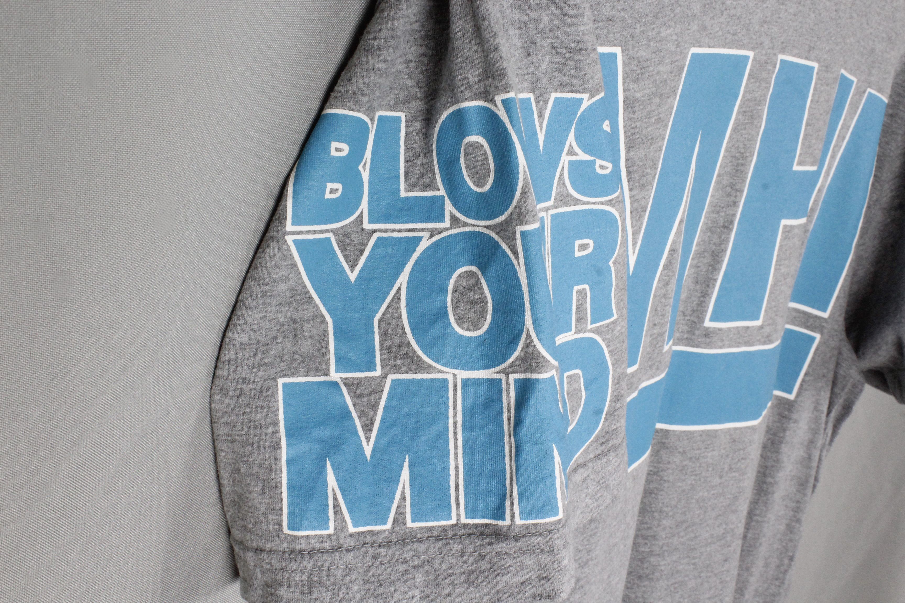 MHI × Maharishi MHI (Maharishi) "Blow Your Mind" Logo Grey T-shirt Size US L / EU 52-54 / 3 - 3 Thumbnail