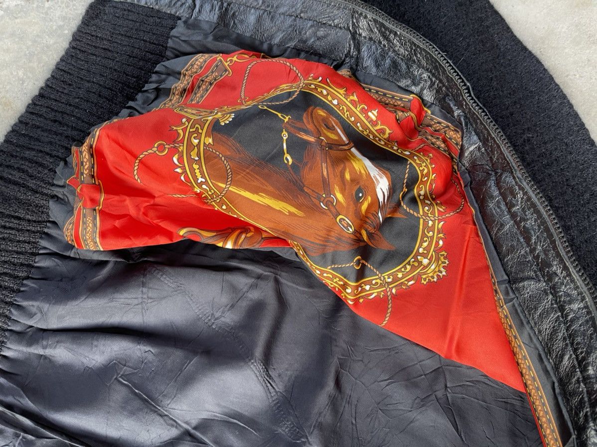 Vintage Horse printed satin lining inside vintage Calex Japan jacket Size US M / EU 48-50 / 2 - 8 Thumbnail