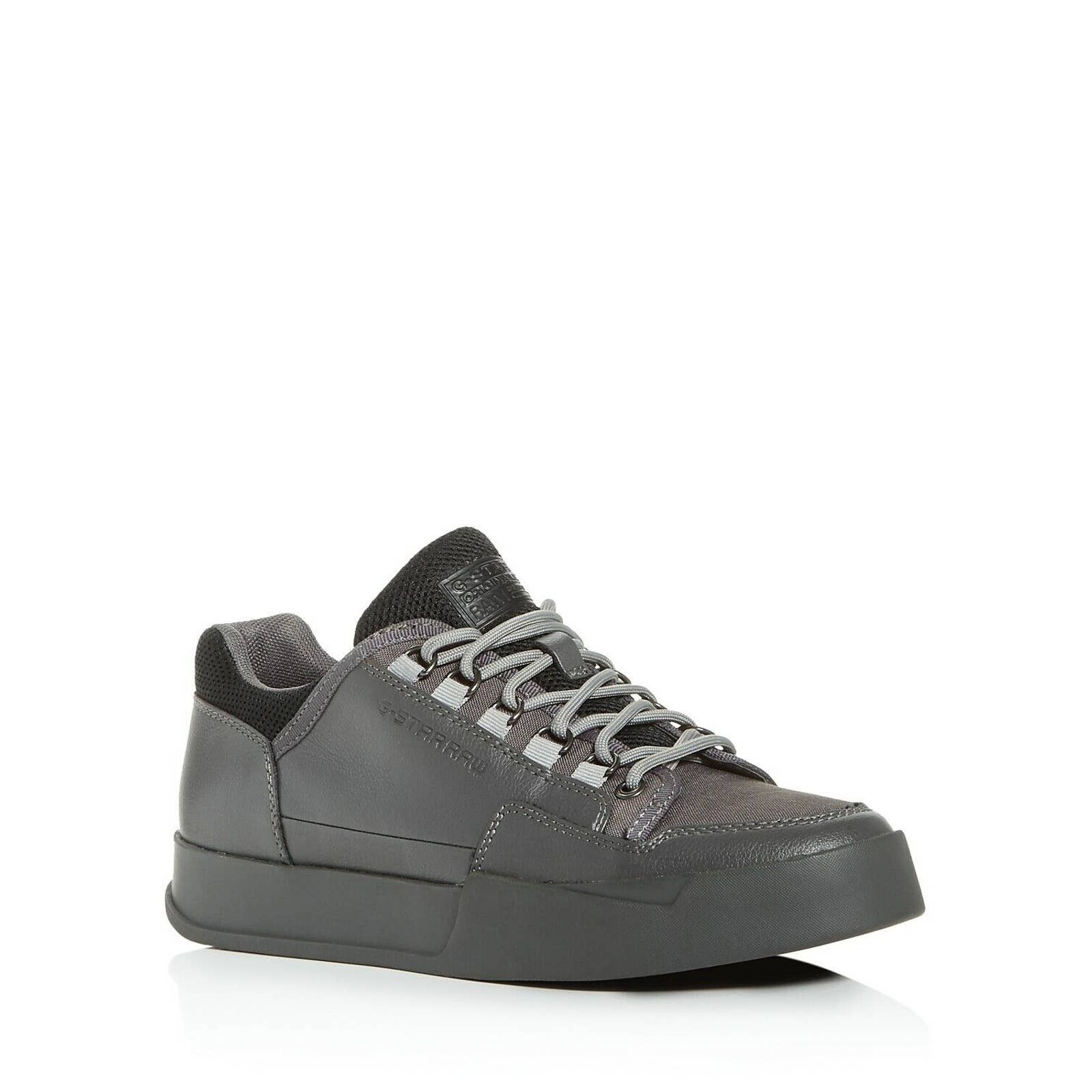 G-star Raw Men's Grey Rackam Vodan Low Top Sneakers