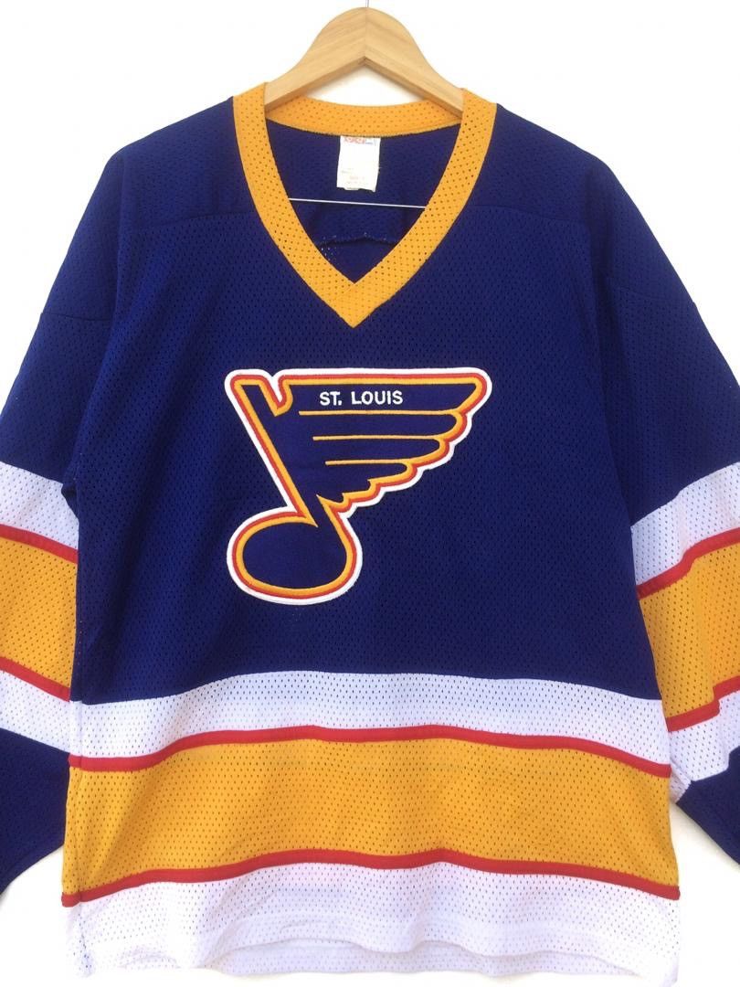 NHL 90s ST. Louis Blues Hockey NHL Hockey Jersey Size US S / EU 44-46 / 1 - 3 Thumbnail