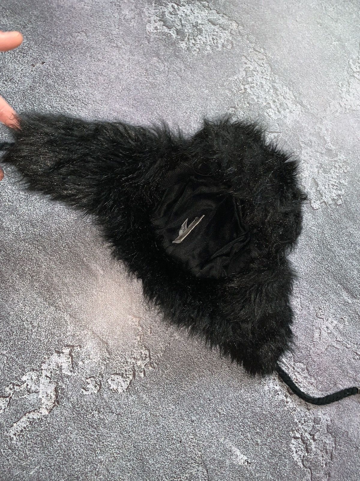 Japanese Brand × Rip Curl Vintage fur mohair alt hat beanie ushanka fuzy teddy ripcurl Size ONE SIZE - 6 Thumbnail