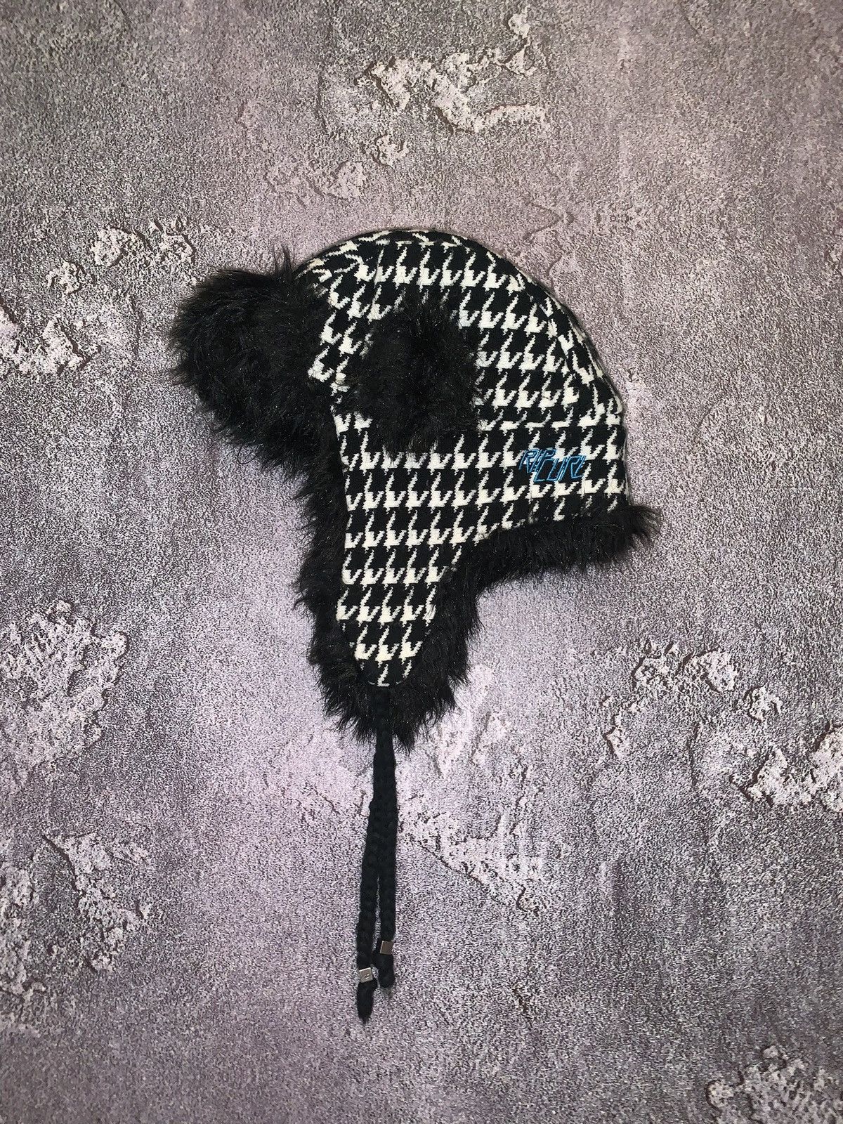 Japanese Brand × Rip Curl Vintage fur mohair alt hat beanie ushanka fuzy teddy ripcurl Size ONE SIZE - 8 Thumbnail