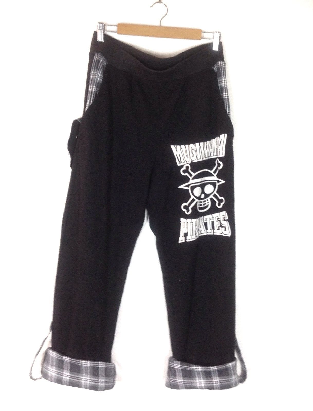 Cartoon Network × One Piece One Piece Tartan Sweatpants Size US 33 - 1 Thumbnail
