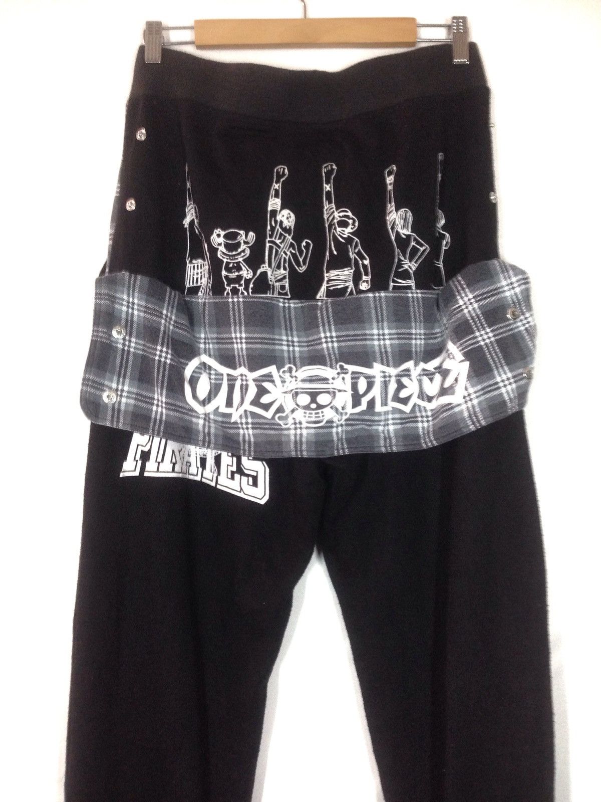 Cartoon Network × One Piece One Piece Tartan Sweatpants Size US 33 - 4 Thumbnail