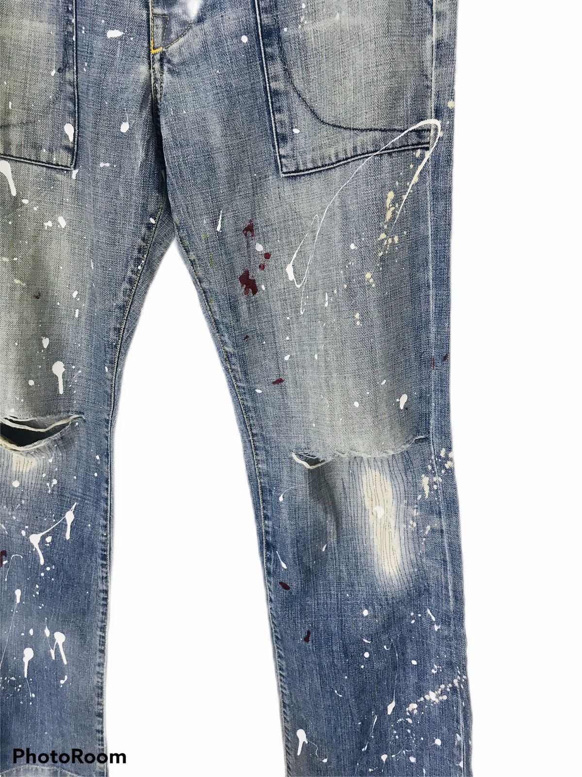 Paper Denim & Cloth × Vintage Vtg paper denim and cloth distressed painter paint flare g30 Size US 32 / EU 48 - 3 Thumbnail