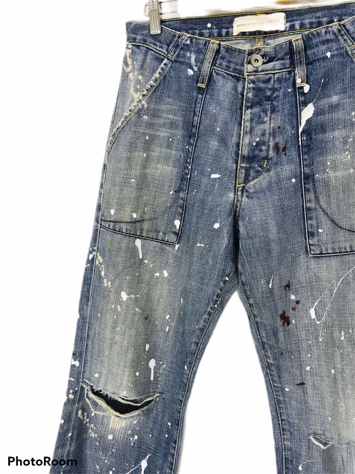 Paper Denim & Cloth × Vintage Vtg paper denim and cloth distressed painter paint flare g30 Size US 32 / EU 48 - 2 Thumbnail