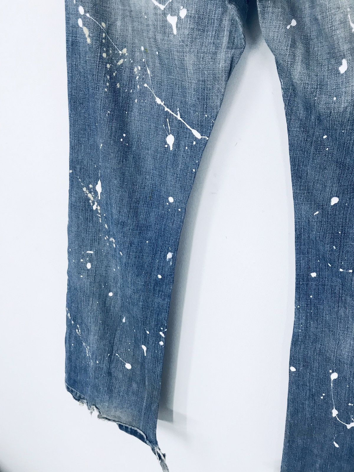 Paper Denim & Cloth × Vintage Vtg paper denim and cloth distressed painter paint flare g30 Size US 32 / EU 48 - 10 Thumbnail