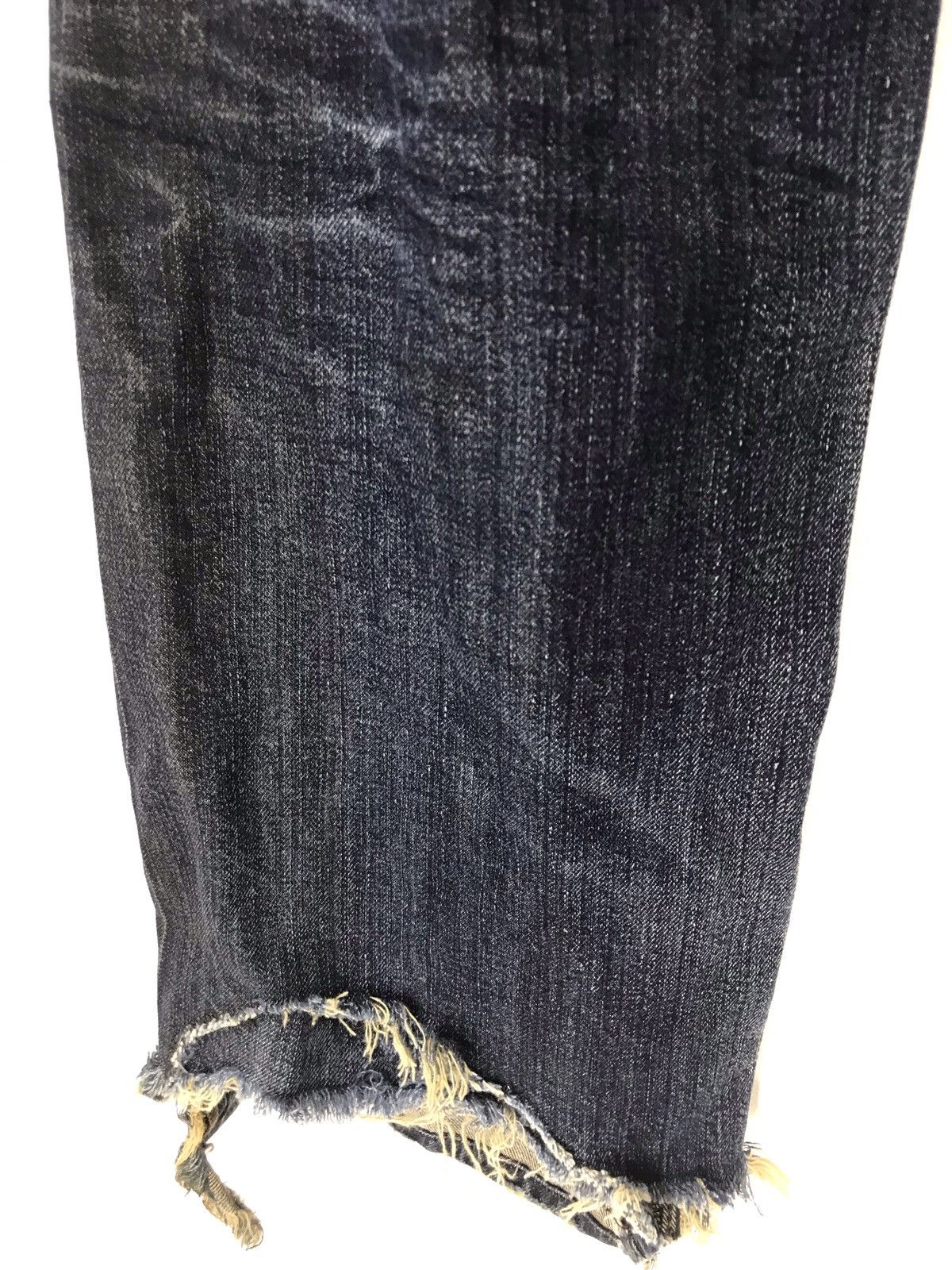 Japanese Brand × Paper Denim & Cloth Vintage paper and denim distressed patchwork boro kapital 30 Size US 32 / EU 48 - 10 Thumbnail
