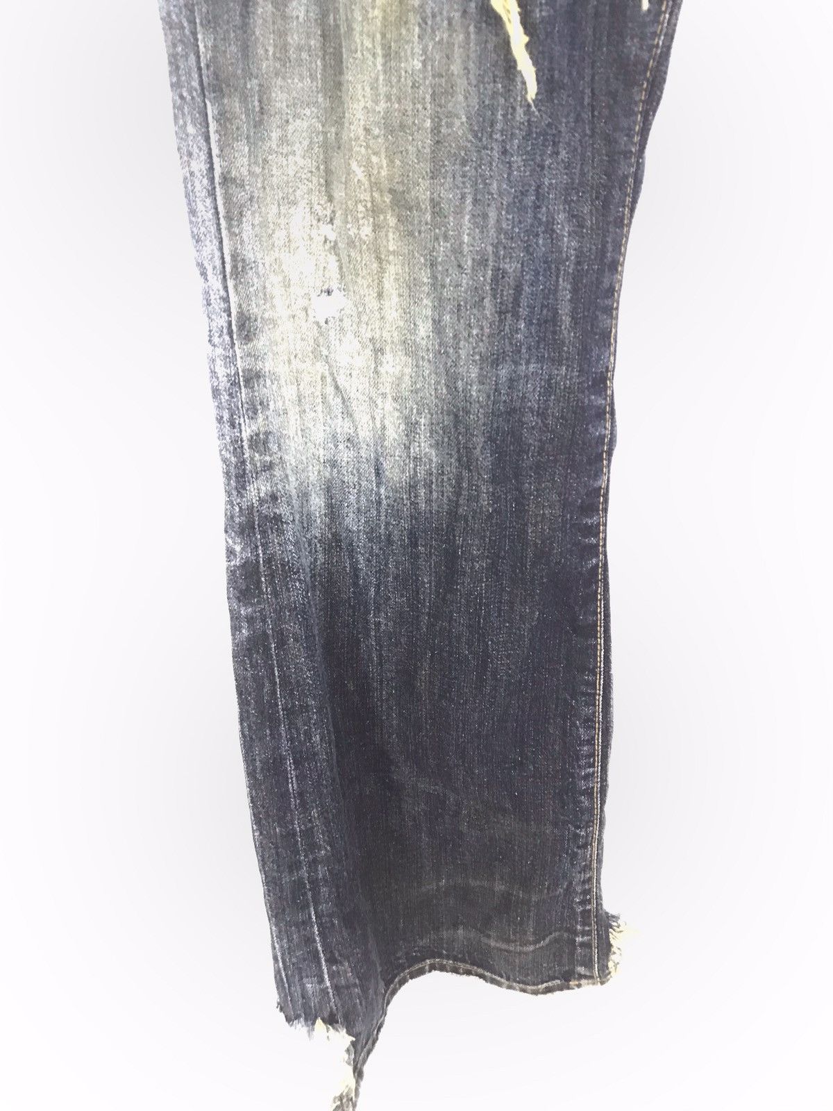 Japanese Brand × Paper Denim & Cloth Vintage paper and denim distressed patchwork boro kapital 30 Size US 32 / EU 48 - 8 Thumbnail