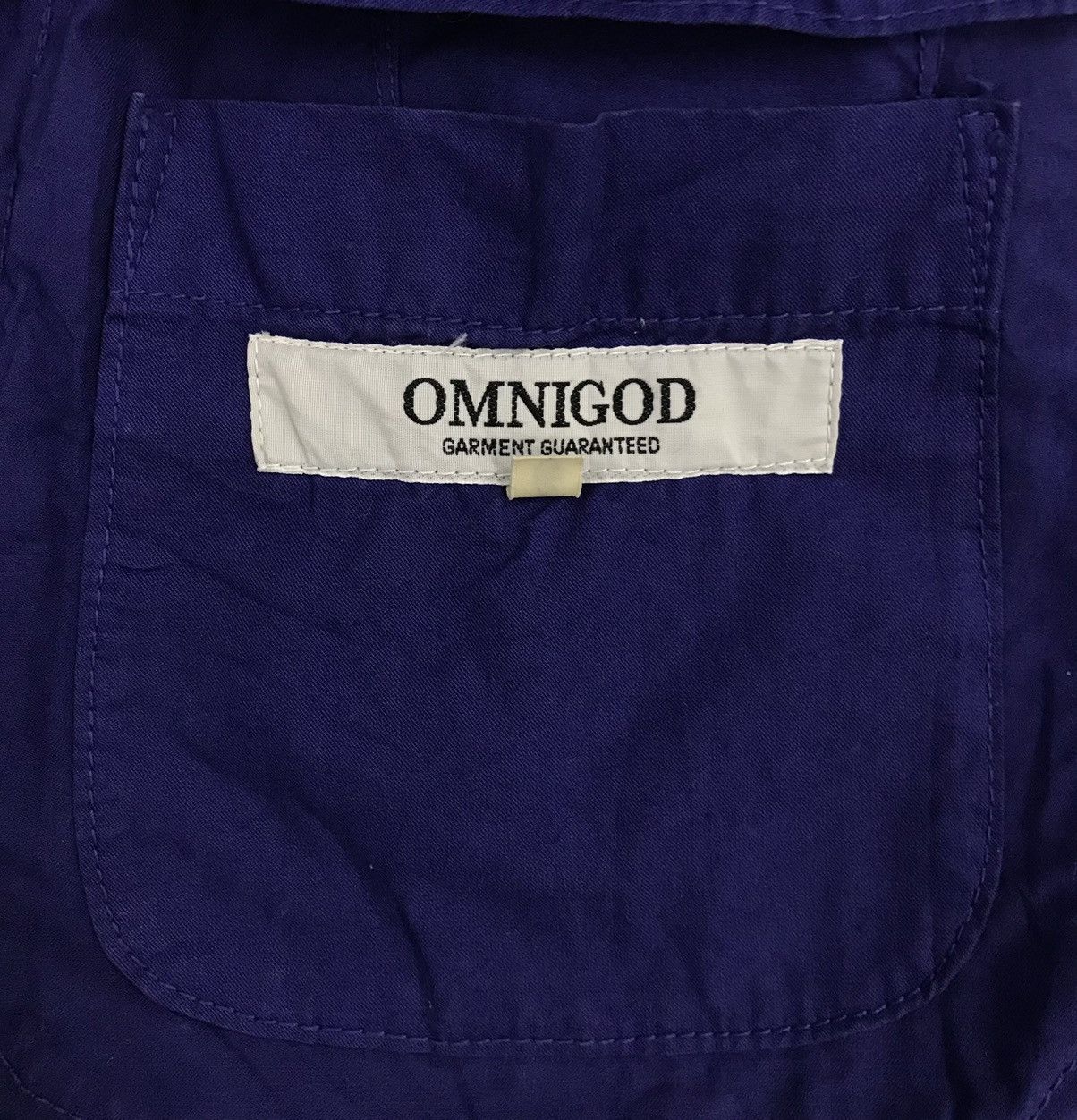 OMNIGOD OMNIGOD GARMENT GUARANTEED JACKET Size US S / EU 44-46 / 1 - 11 Thumbnail