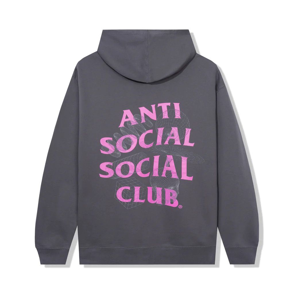 DS Pink ASSC The Shape Of Things Heather Grey Zip Hoodie FOG